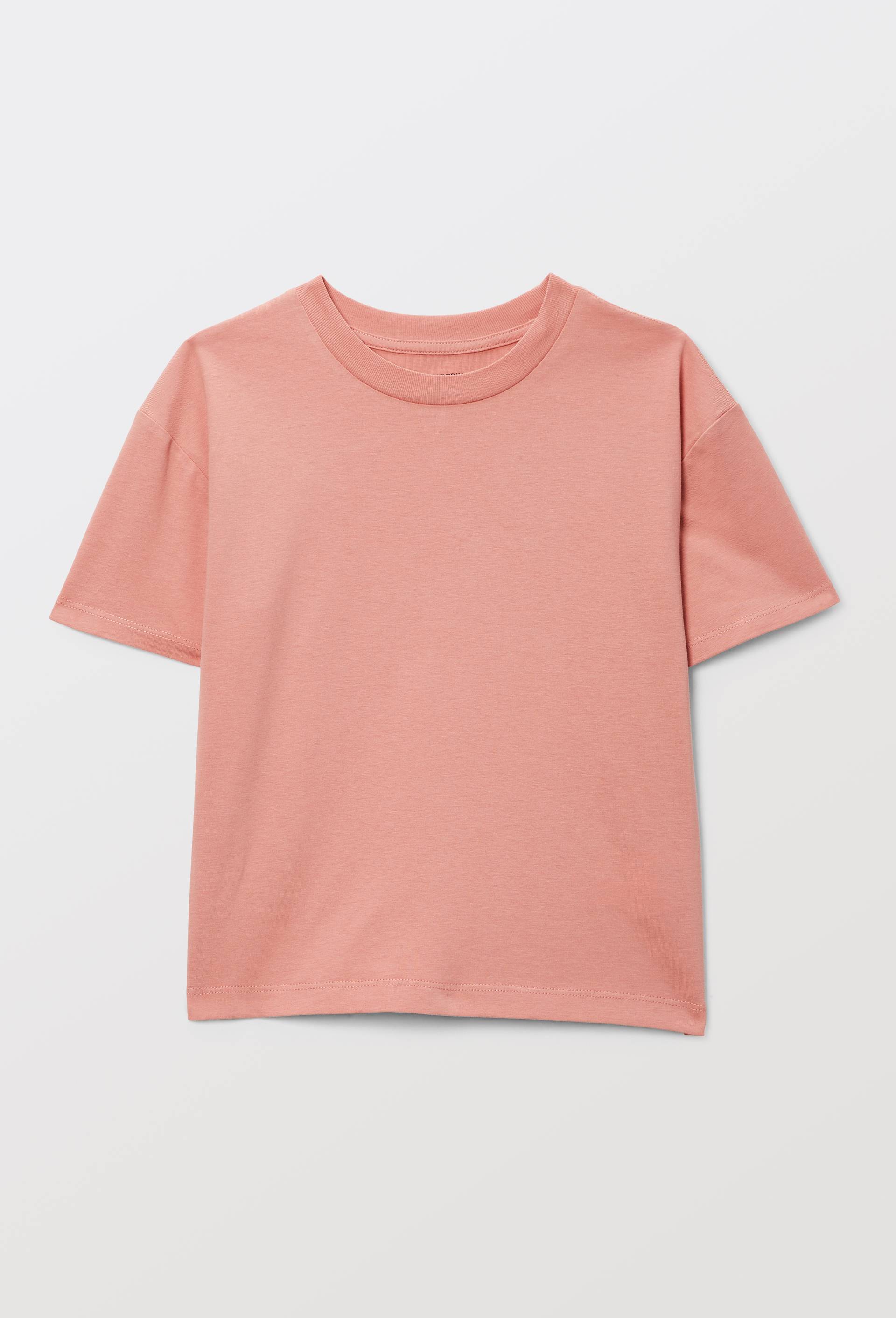 T-shirt uni en coton BIO GOTS, Rose, swatch image