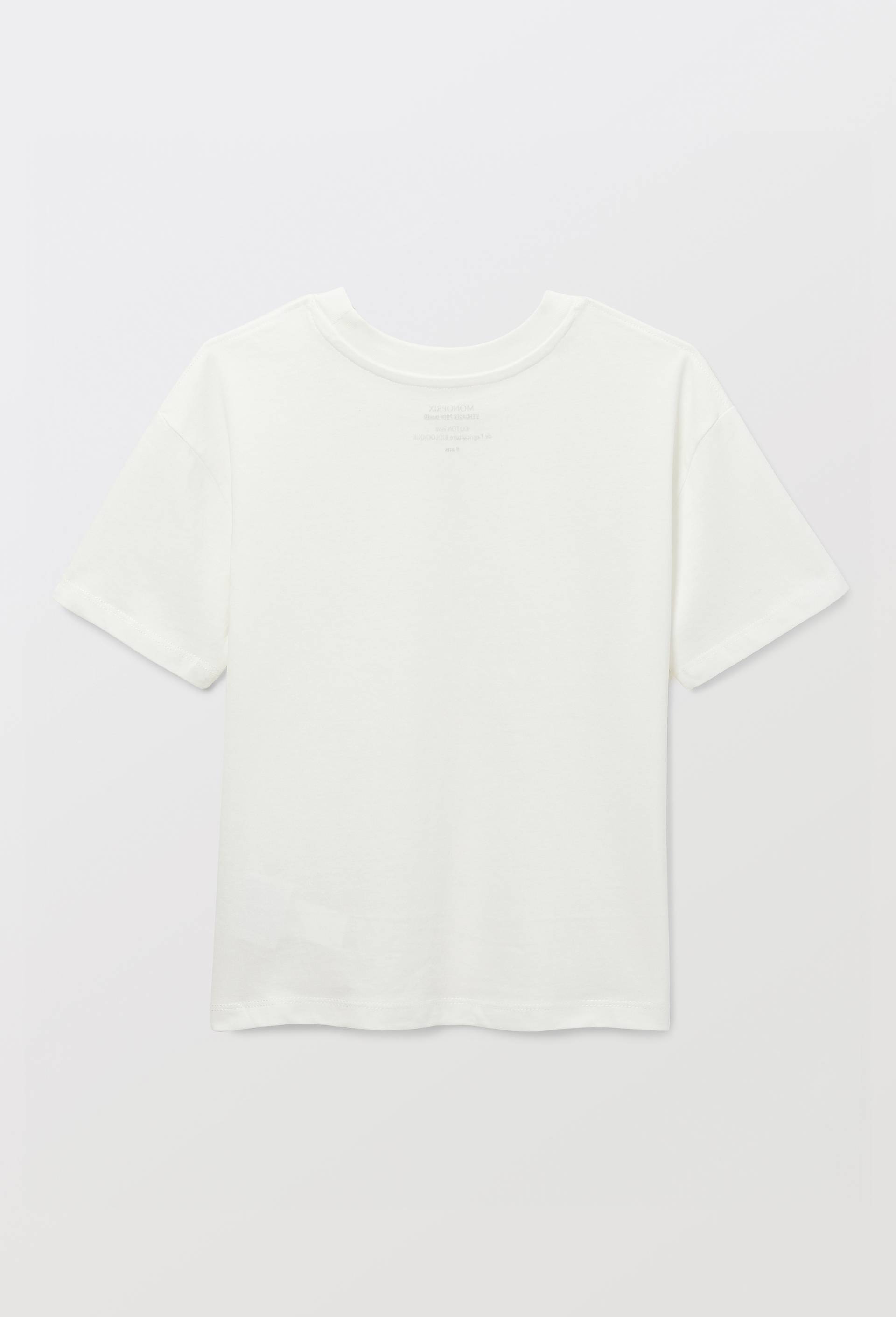 T-shirt uni en coton BIO GOTS, Blanc, large image number 1