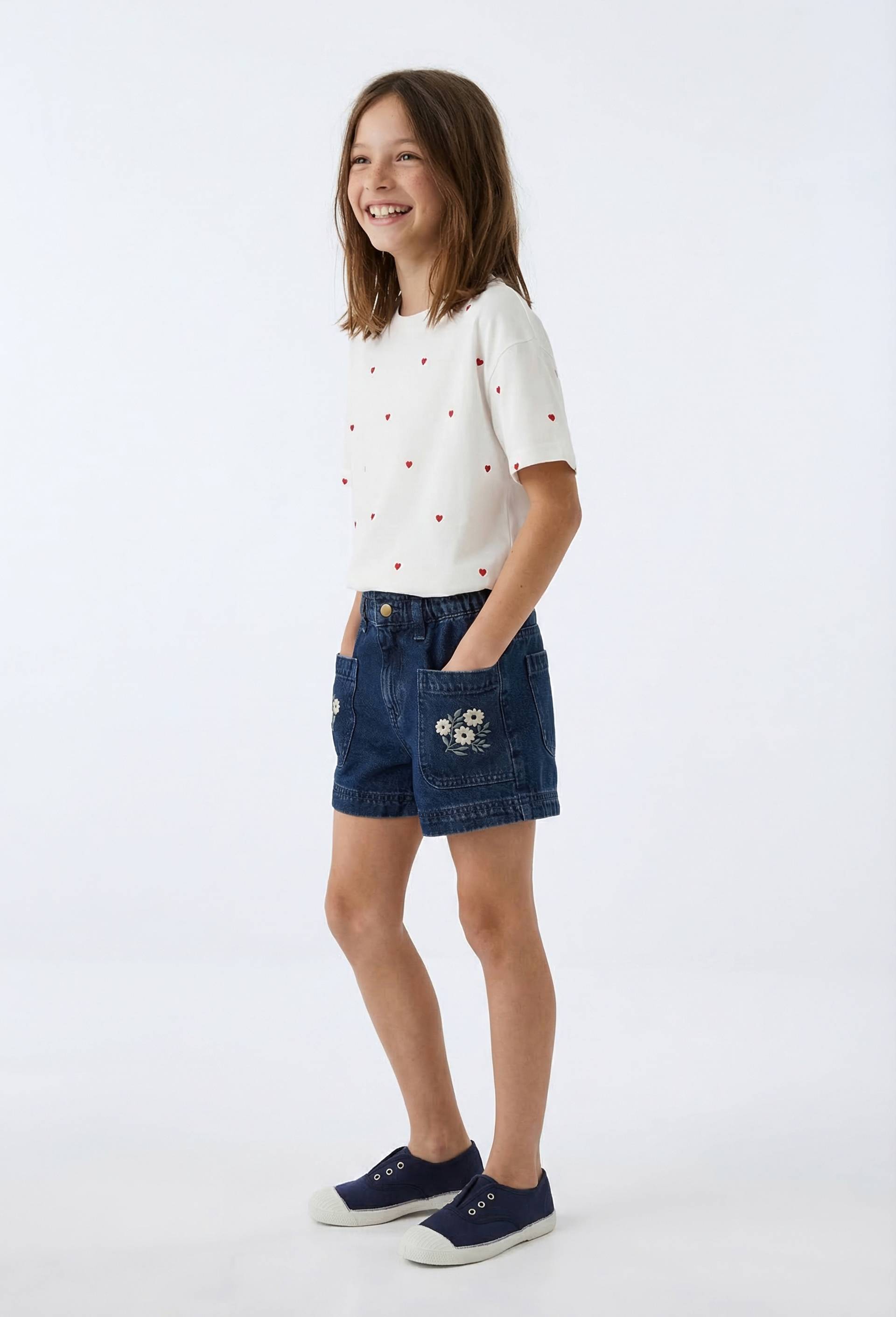 T-shirt uni en coton BIO GOTS, Blanc, large image number 0