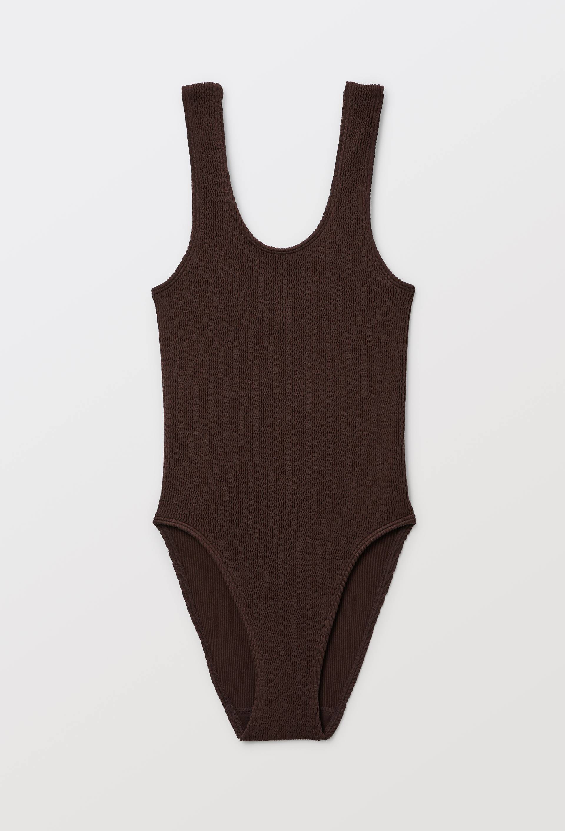 Maillot de bain 1 pi&egrave;ce taille unique LUDIVINE, Brun fonc&eacute;, large image number 2.0