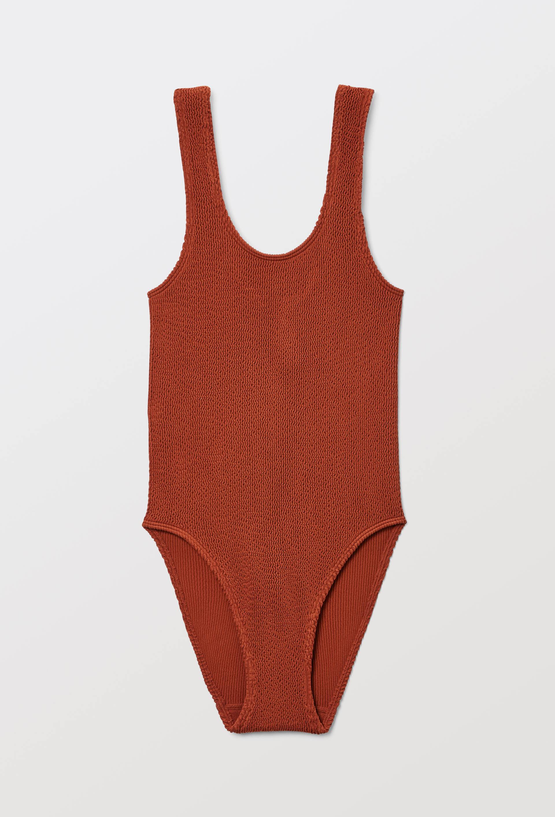 Maillot de bain 1 pi&egrave;ce taille unique LUDIVINE, Orange fonc&eacute;, large image number 2