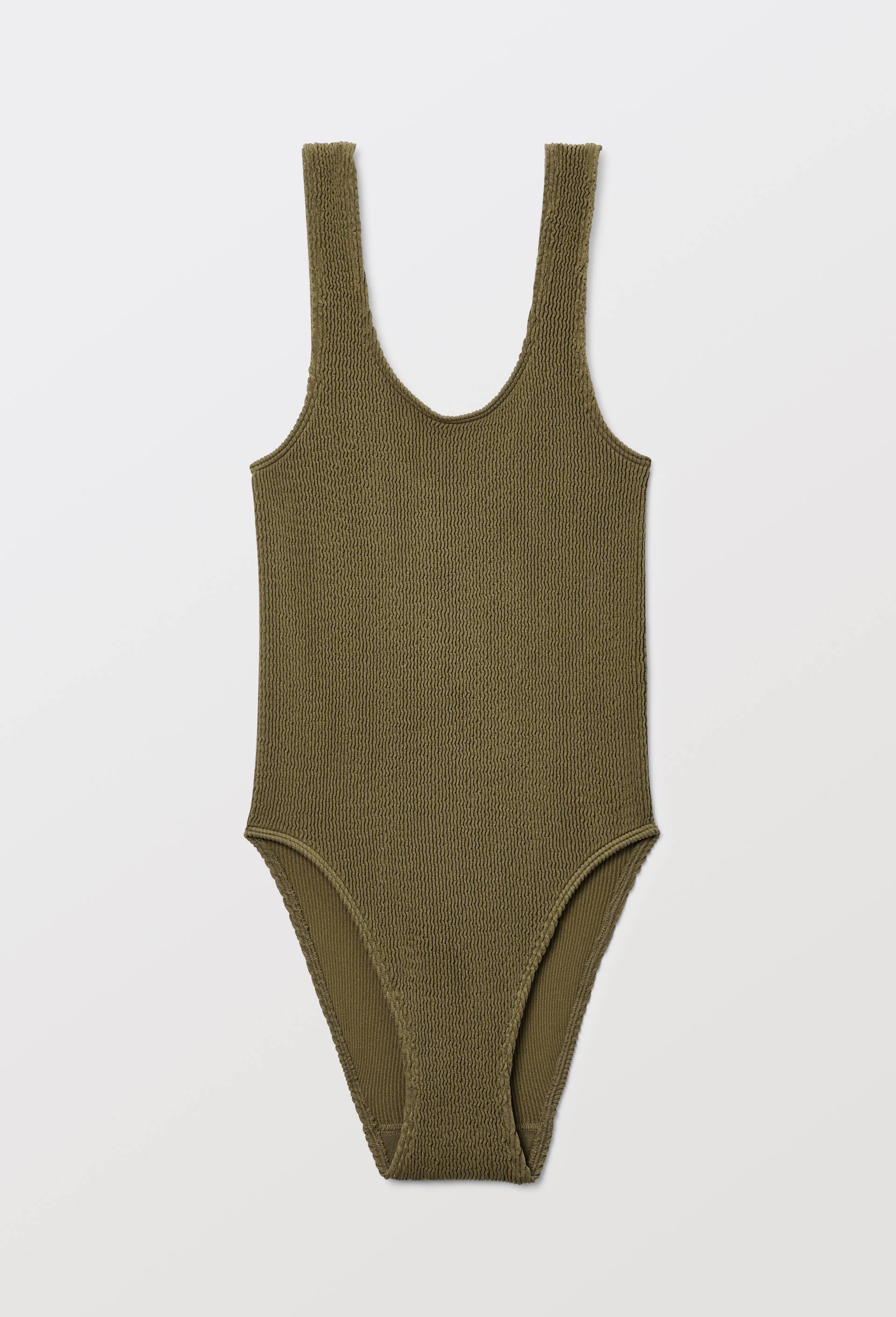 Maillot de bain 1 pi&egrave;ce taille unique LUDIVINE, Vert fonc&eacute;, large image number 3