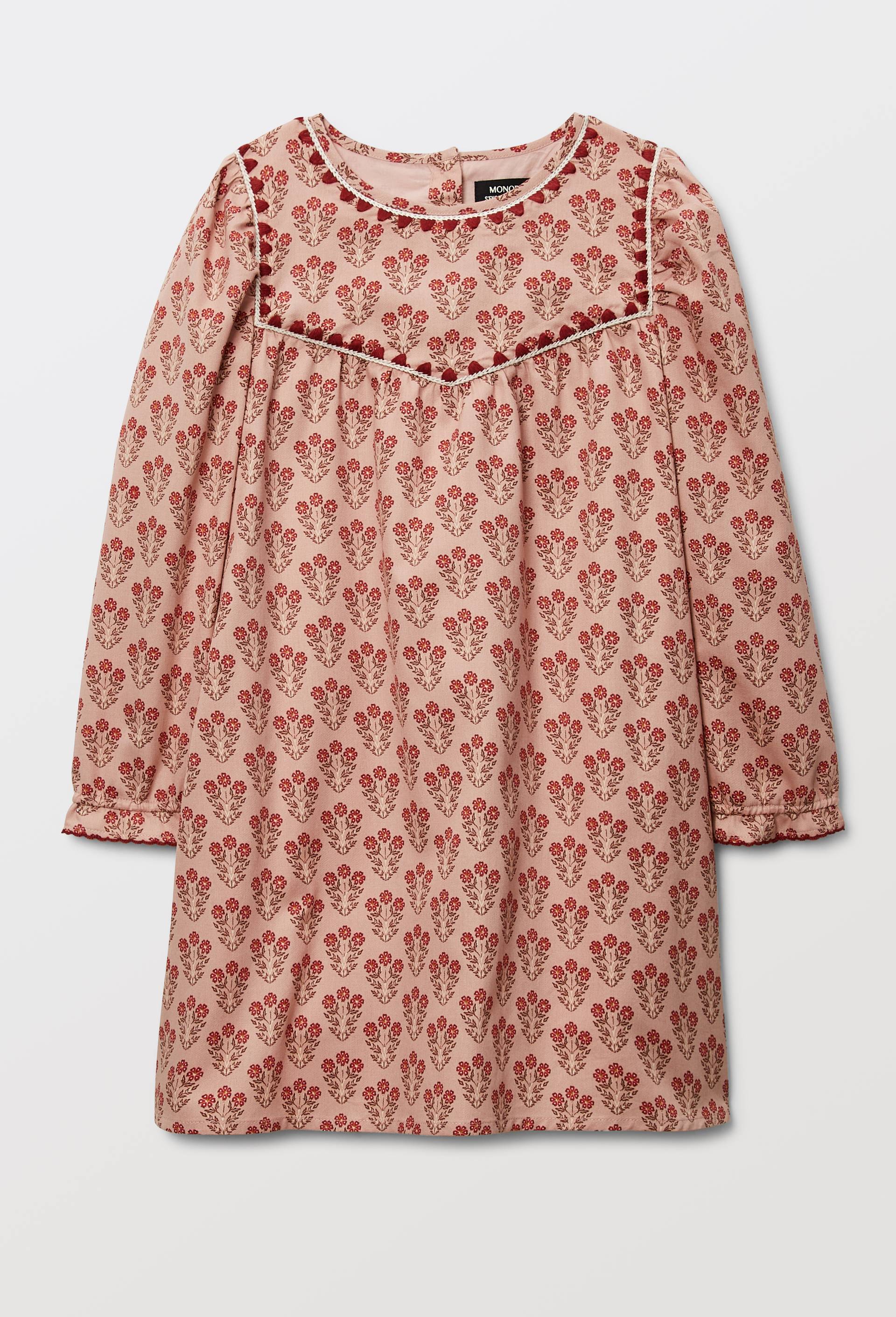 Robe brod&eacute;e en coton, Rose, large image number 2