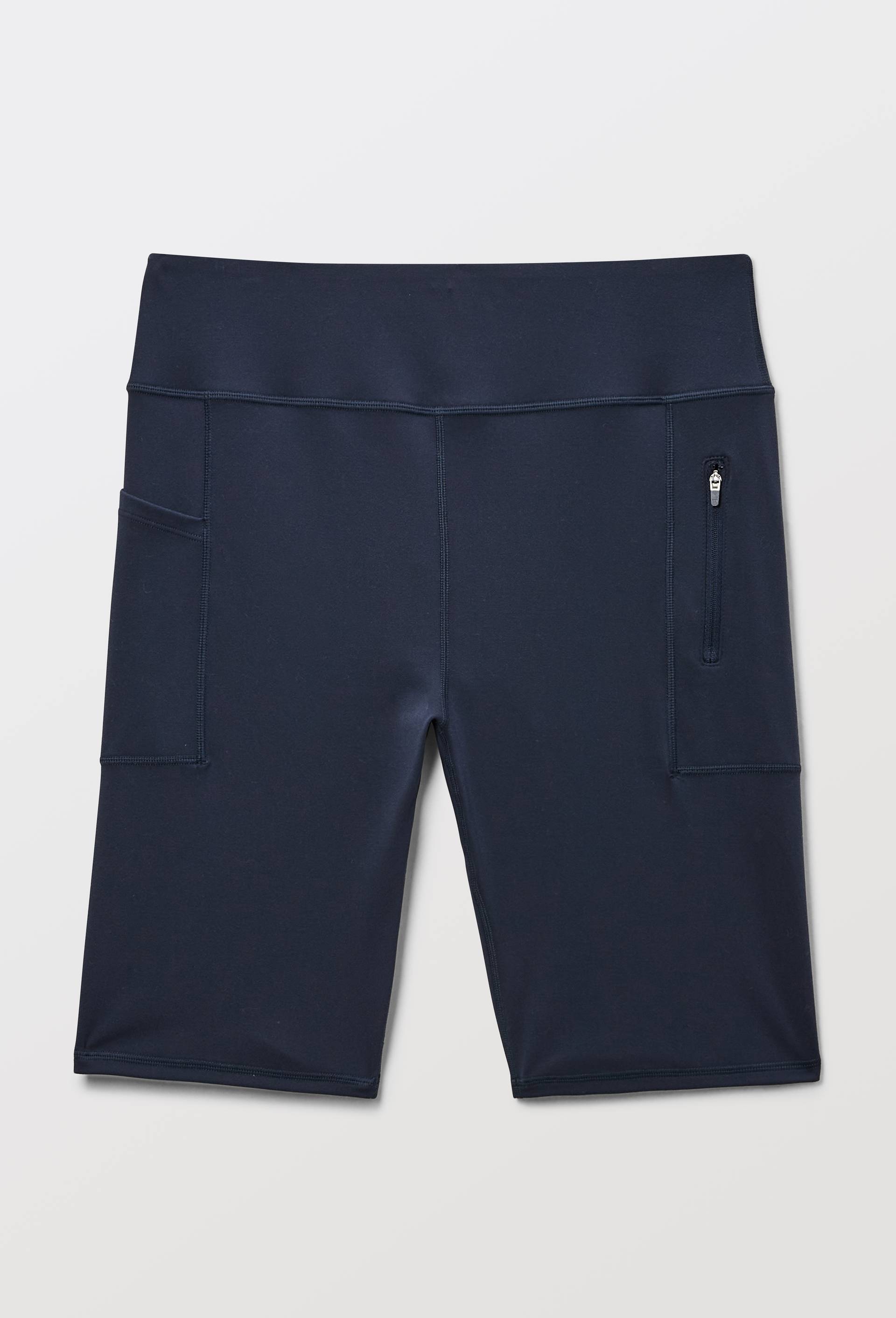 Short cycliste uni, Bleu fonc&eacute;, large image number 3