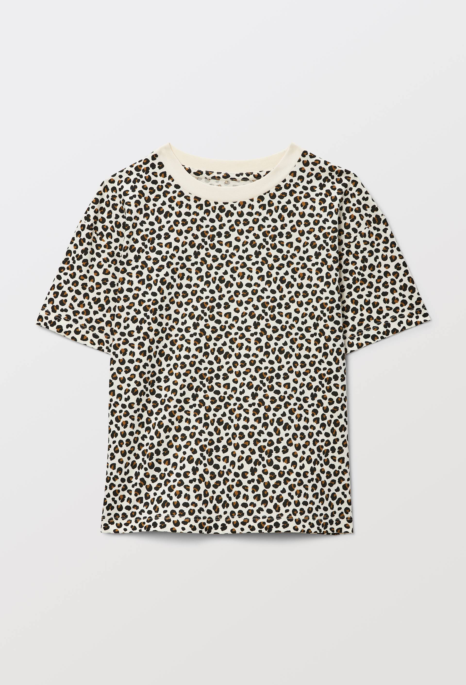 T-shirt uni en coton BIO GOTS, Beige clair, large image number 1.0