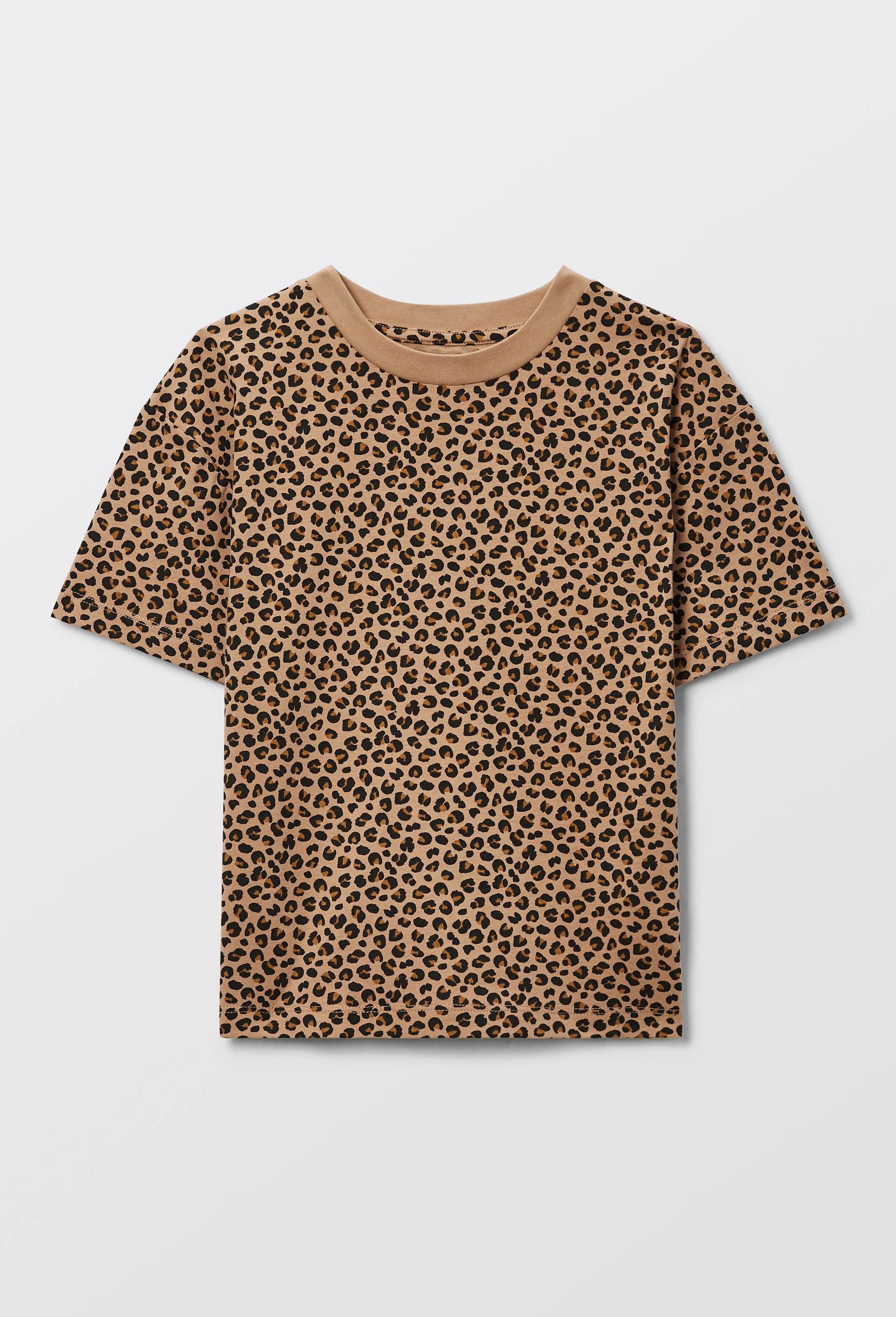 T-shirt uni en coton BIO GOTS, Brun clair, large image number 1.0