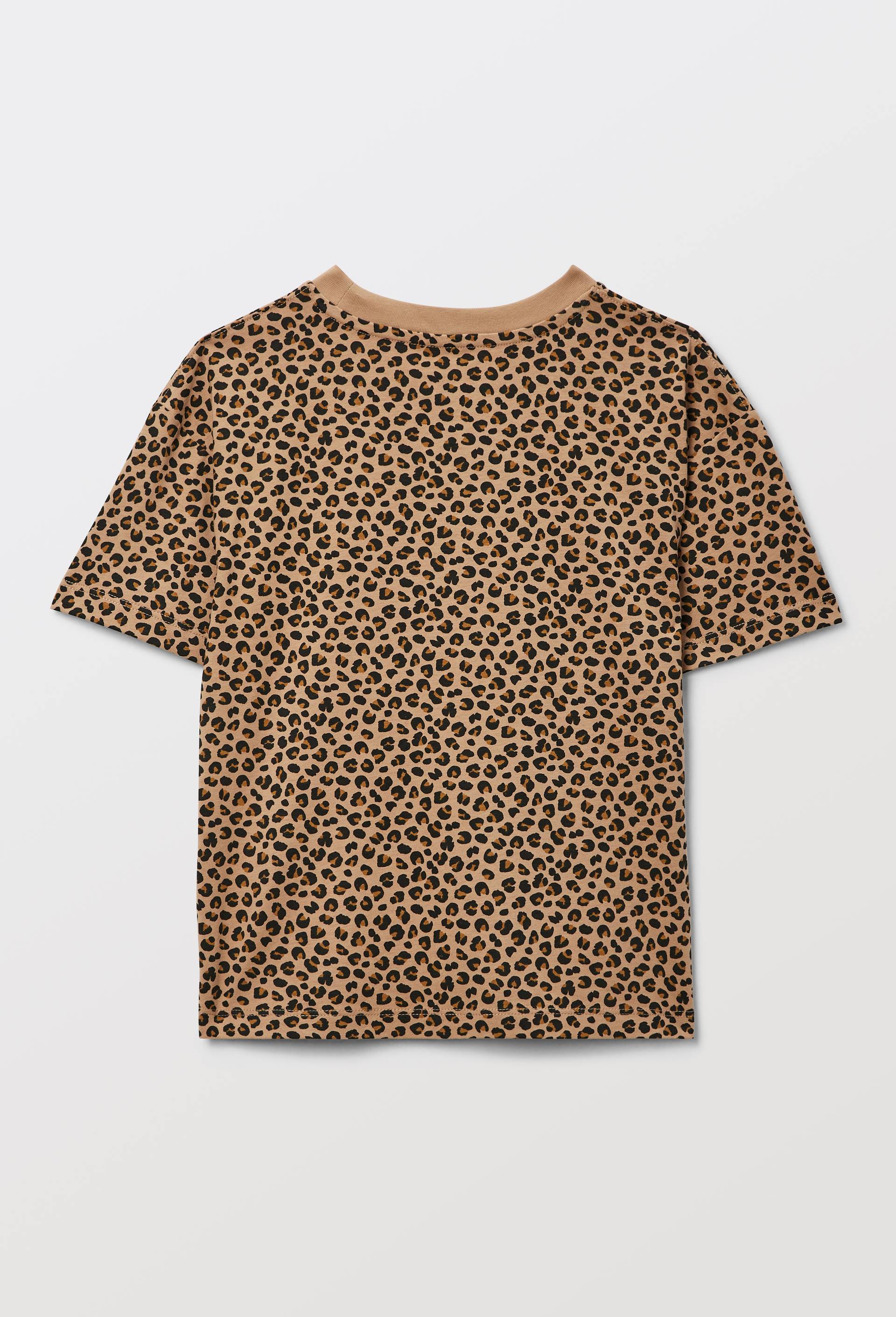 T-shirt uni en coton BIO GOTS, Brun clair, large image number 2