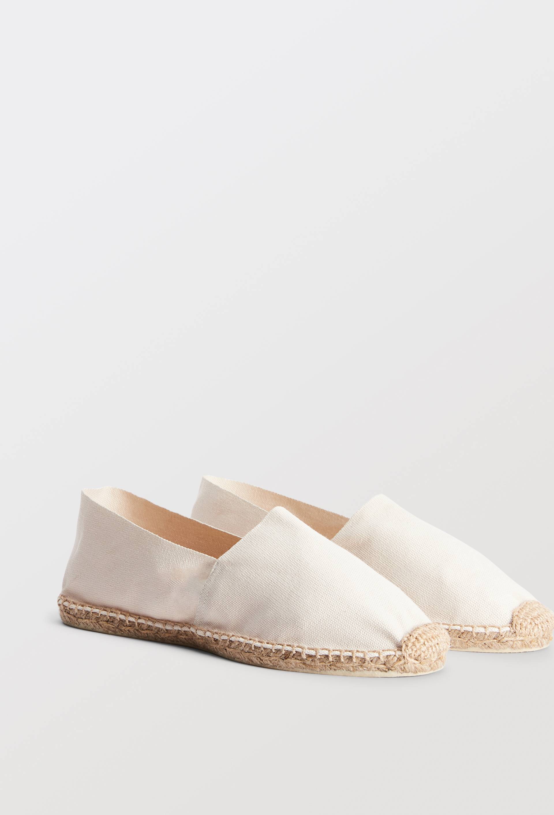 Espadrilles en toile, Ecru, large image number 0