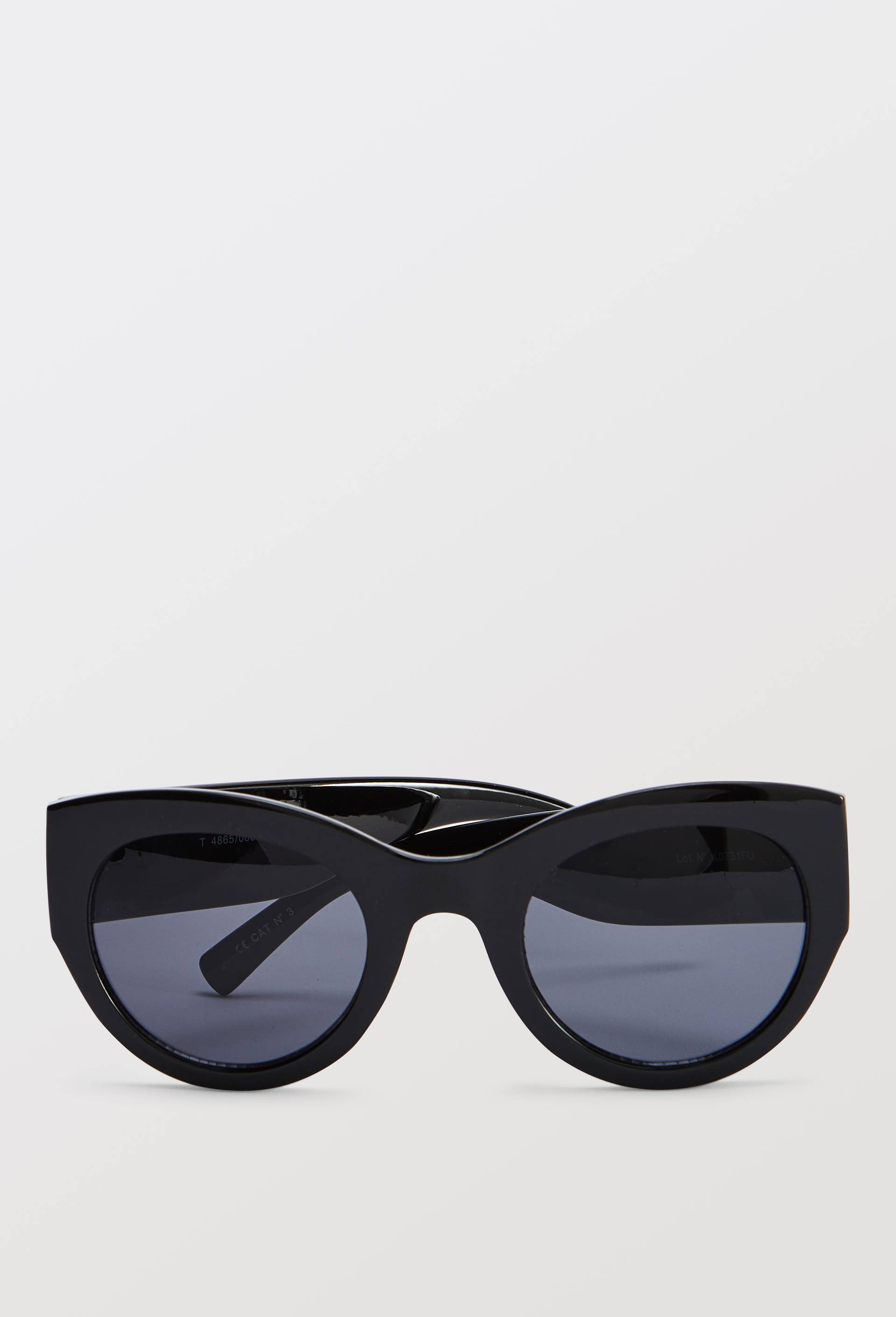 Lunettes de soleil rectangles, Noir, large image number 1