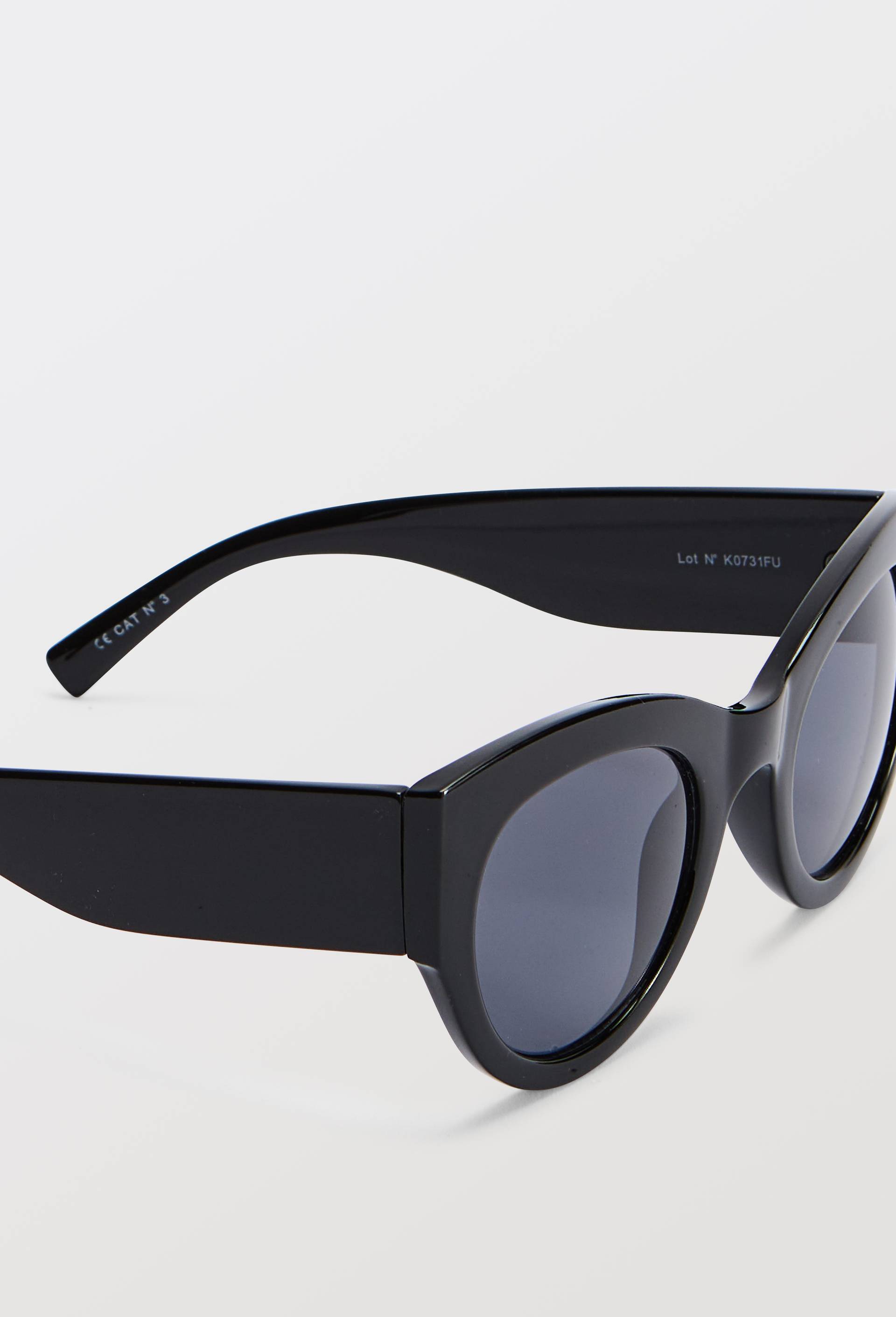 Lunettes de soleil rectangles, Noir, large image number 2.0