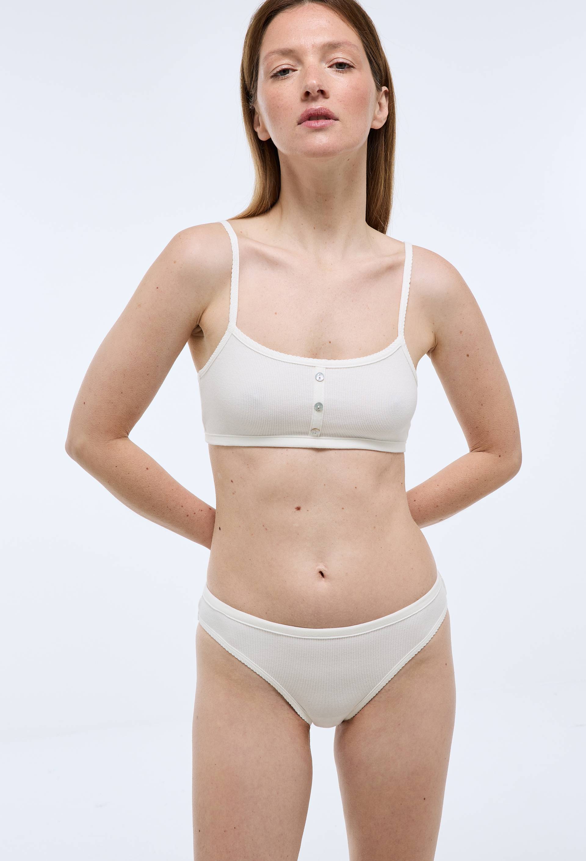 Culotte FANNY en coton BIO GOTS, Ecru, large image number 2