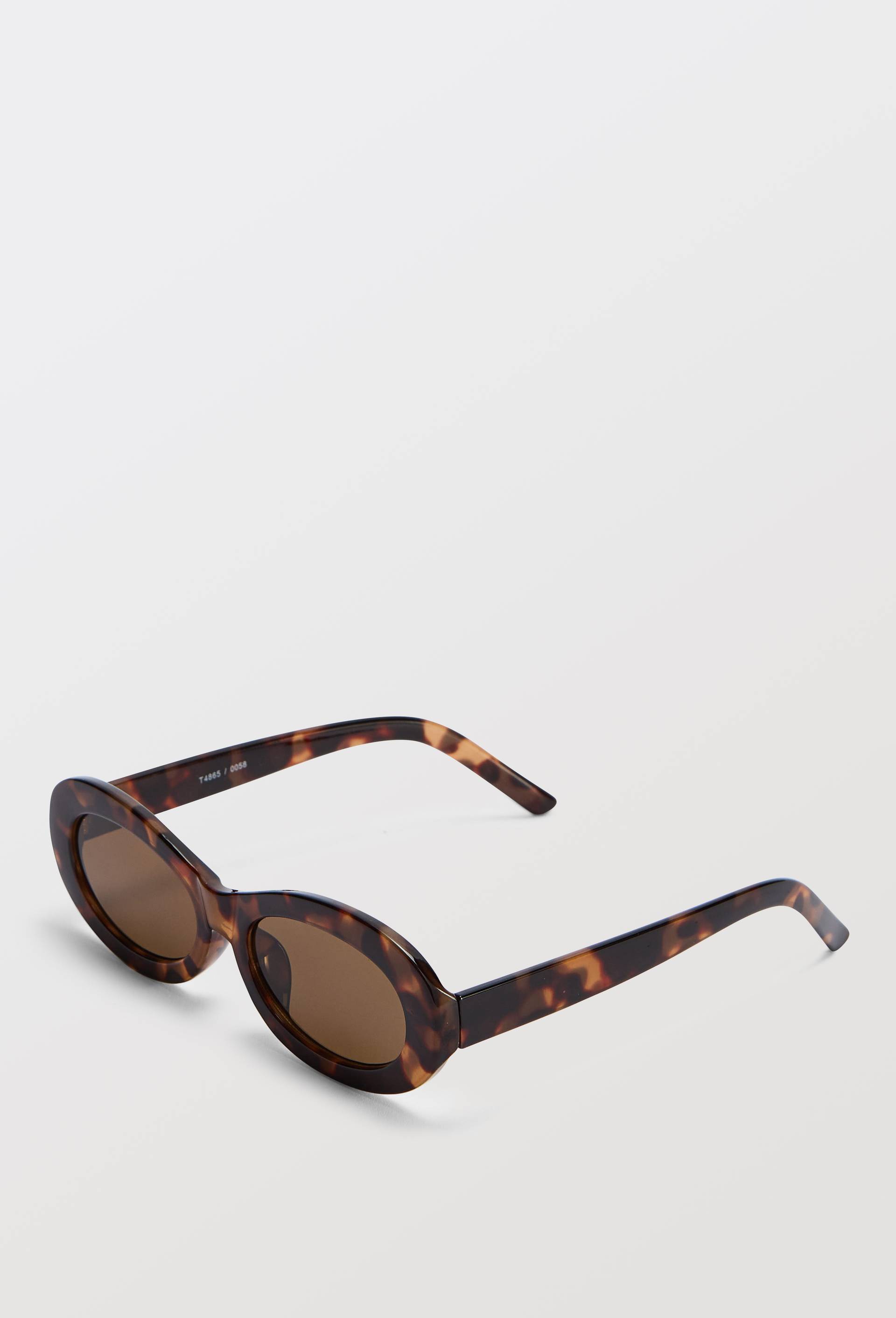 Lunettes de soleil ovales, Beige, large image number 0.0