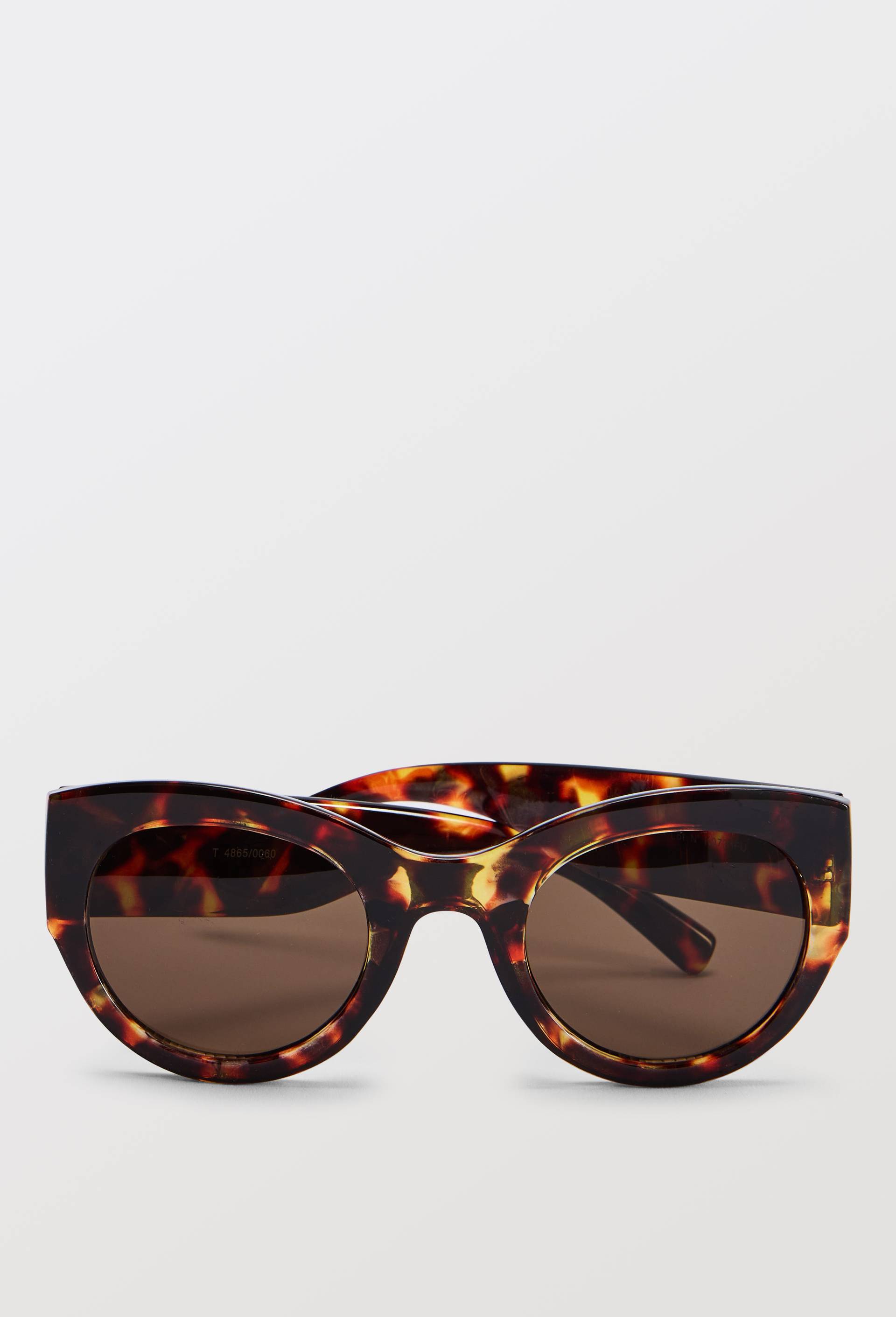 Lunettes de soleil rectangles, Beige, large image number 1