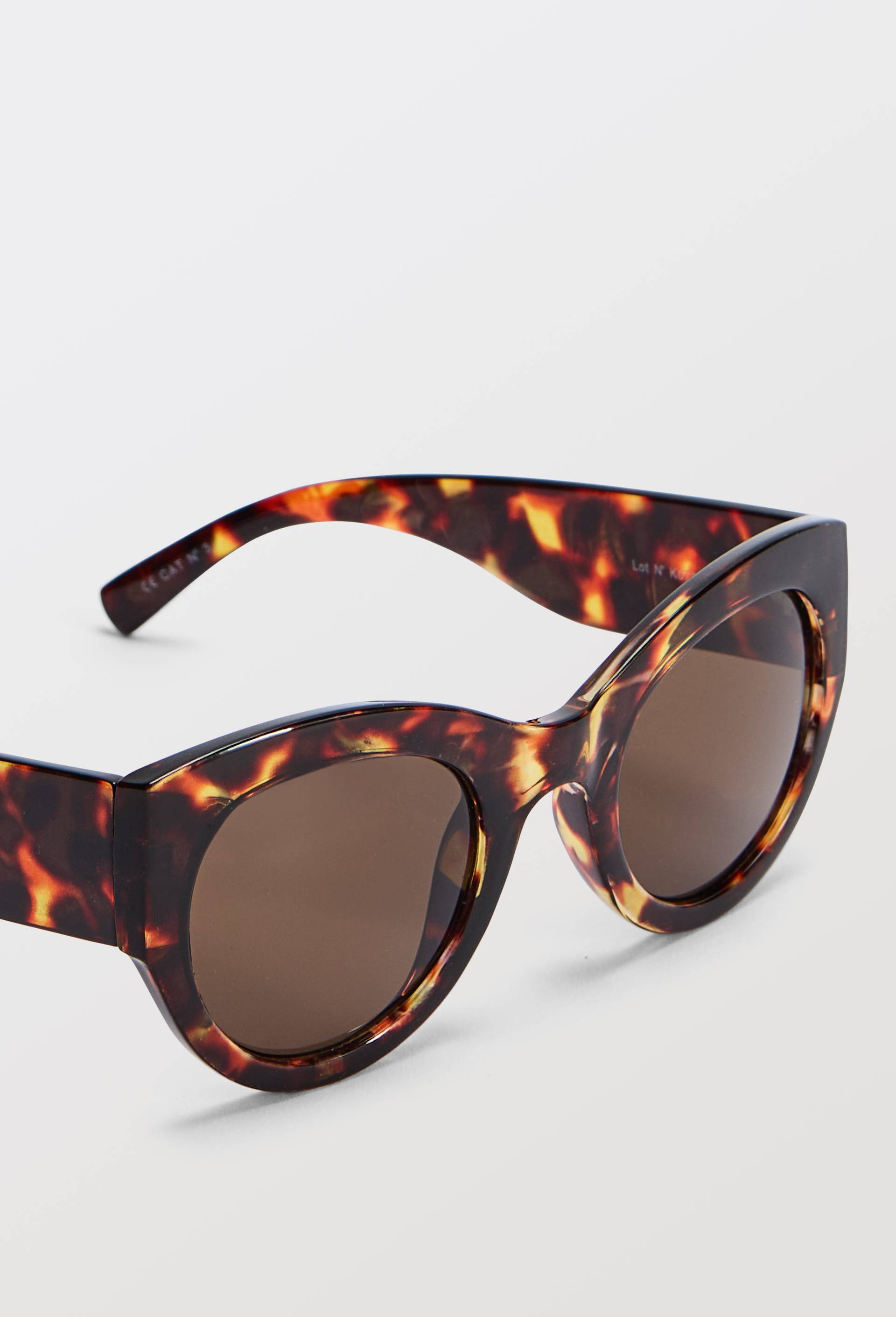 Lunettes de soleil rectangles, Beige, large image number 2