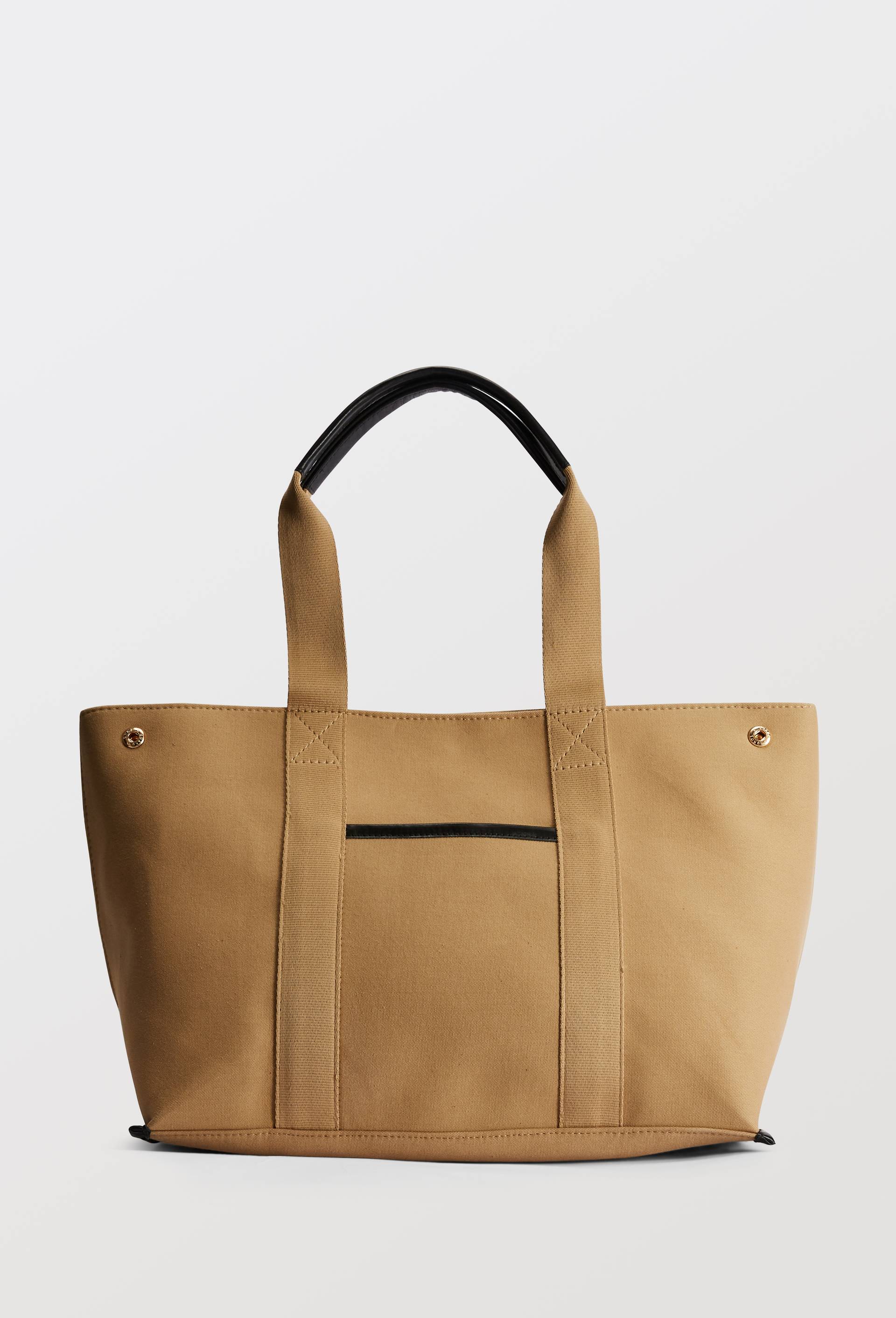 Cabas en toile, Beige, large image number 0