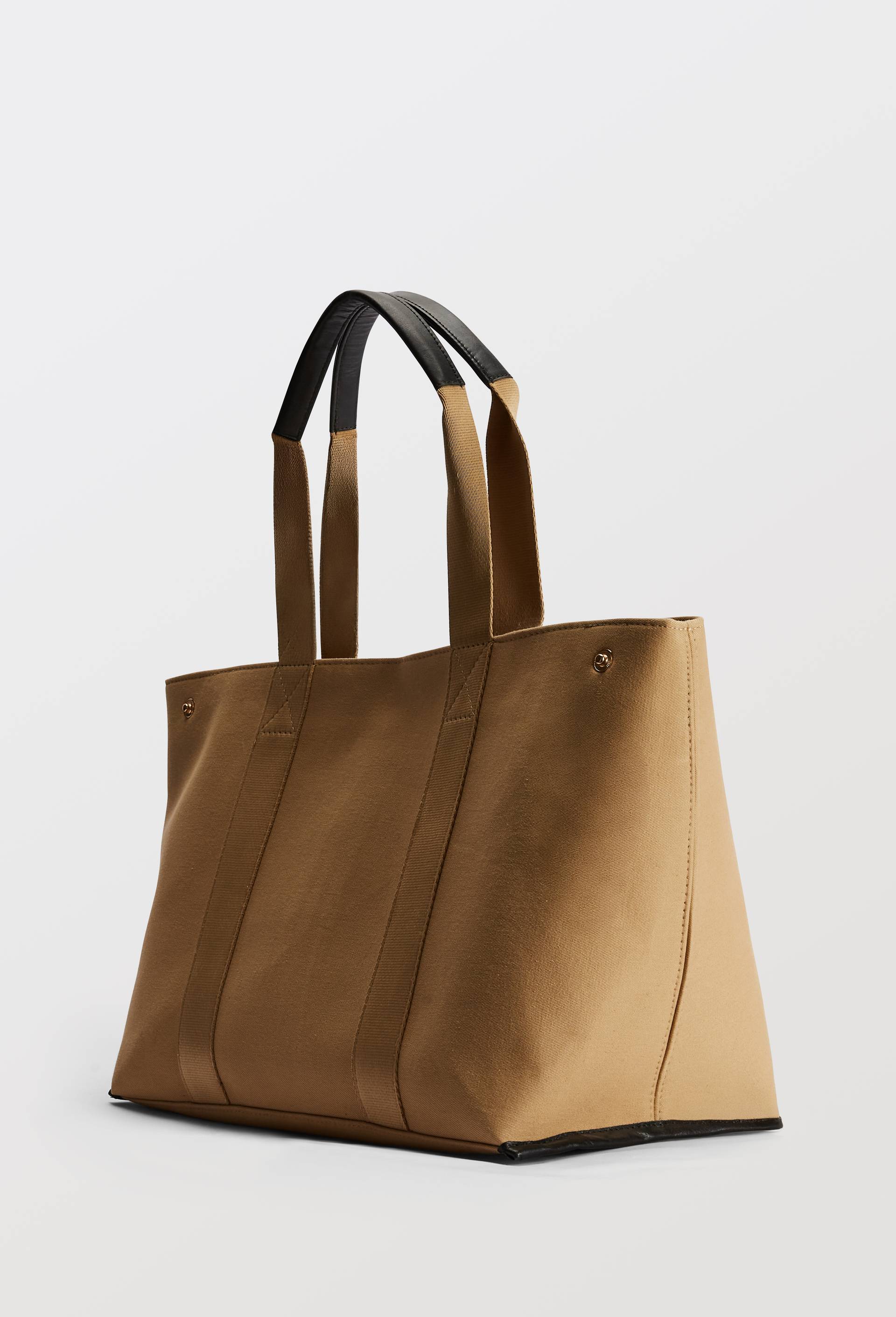 Cabas en toile, Beige, large image number 1.0