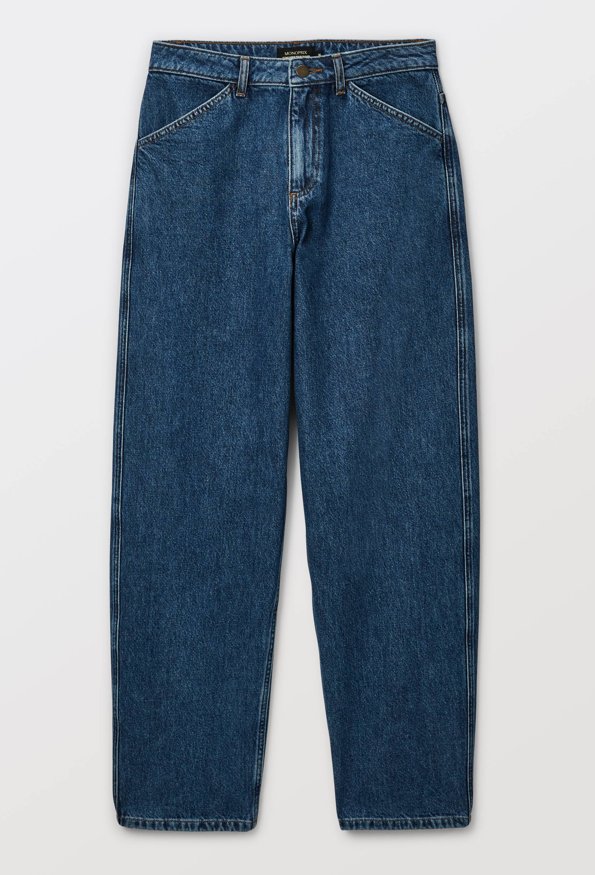 Jean wide leg, Bleu fonc&eacute;, large image number 2.0
