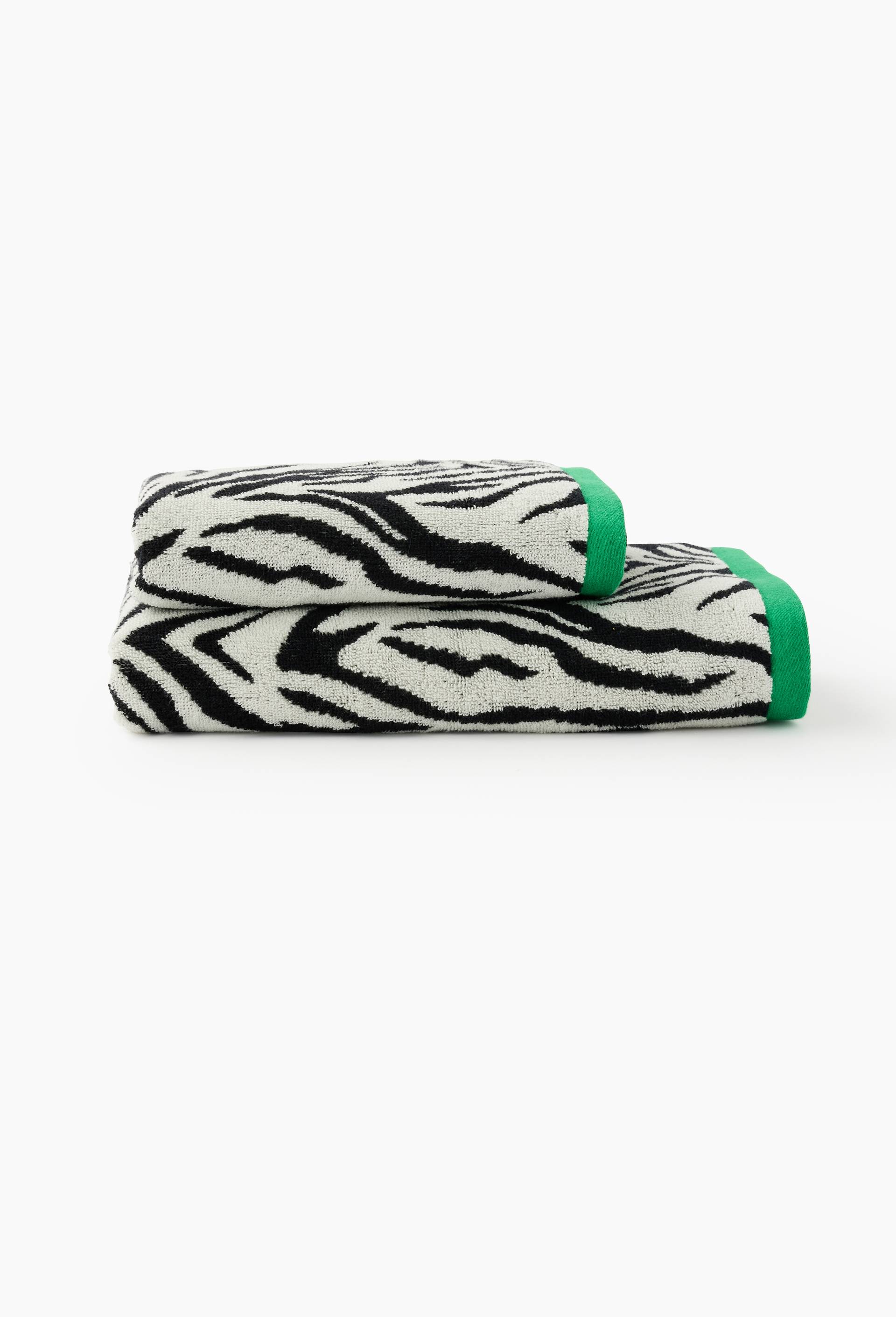 Lot drap de bain et serviette, 70x130cm et 50x90cm, 100% coton bio GOTS, Noir, large image number 1.0