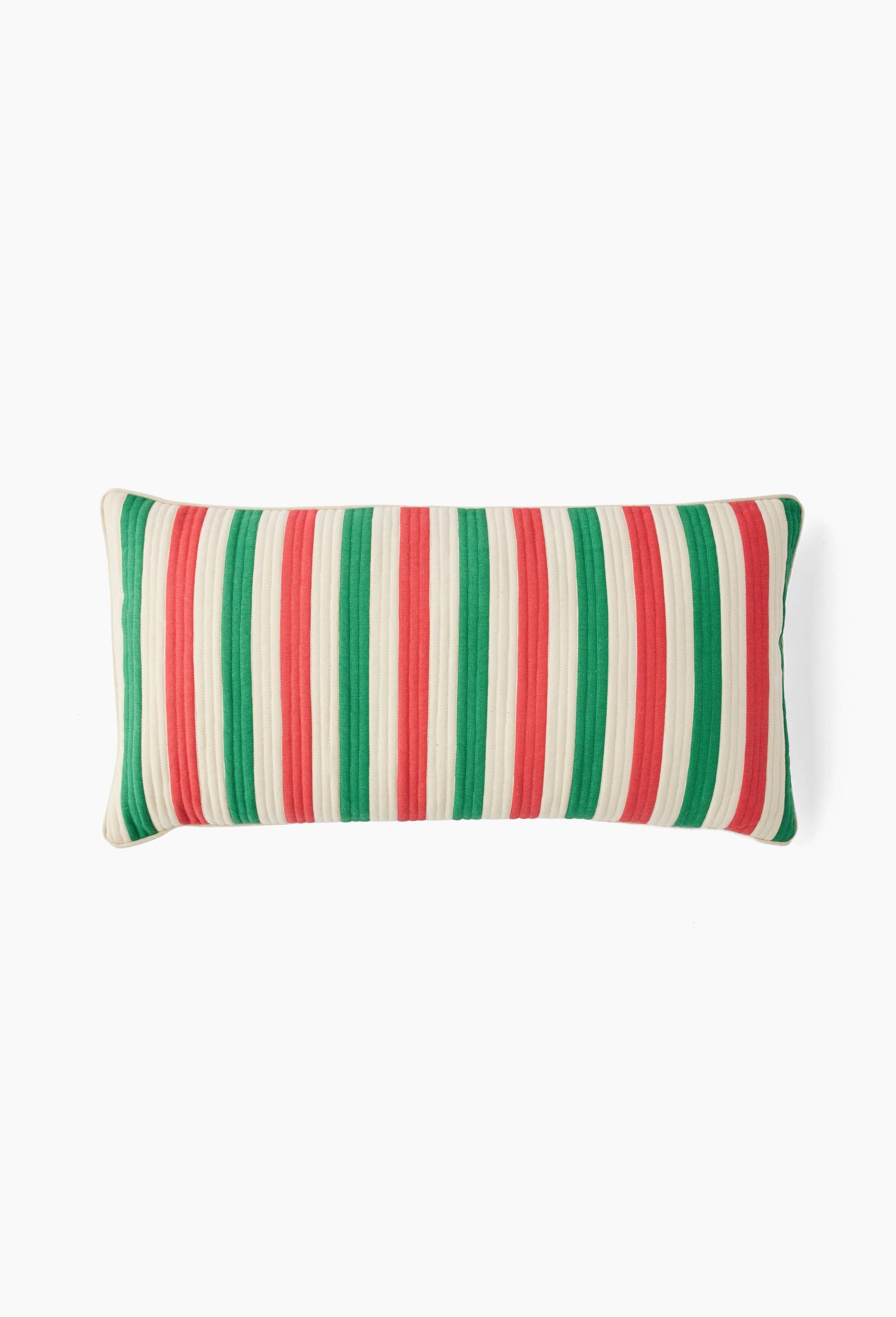Coussin, 35X70cm, 100% coton, Vert, large image number 0.0