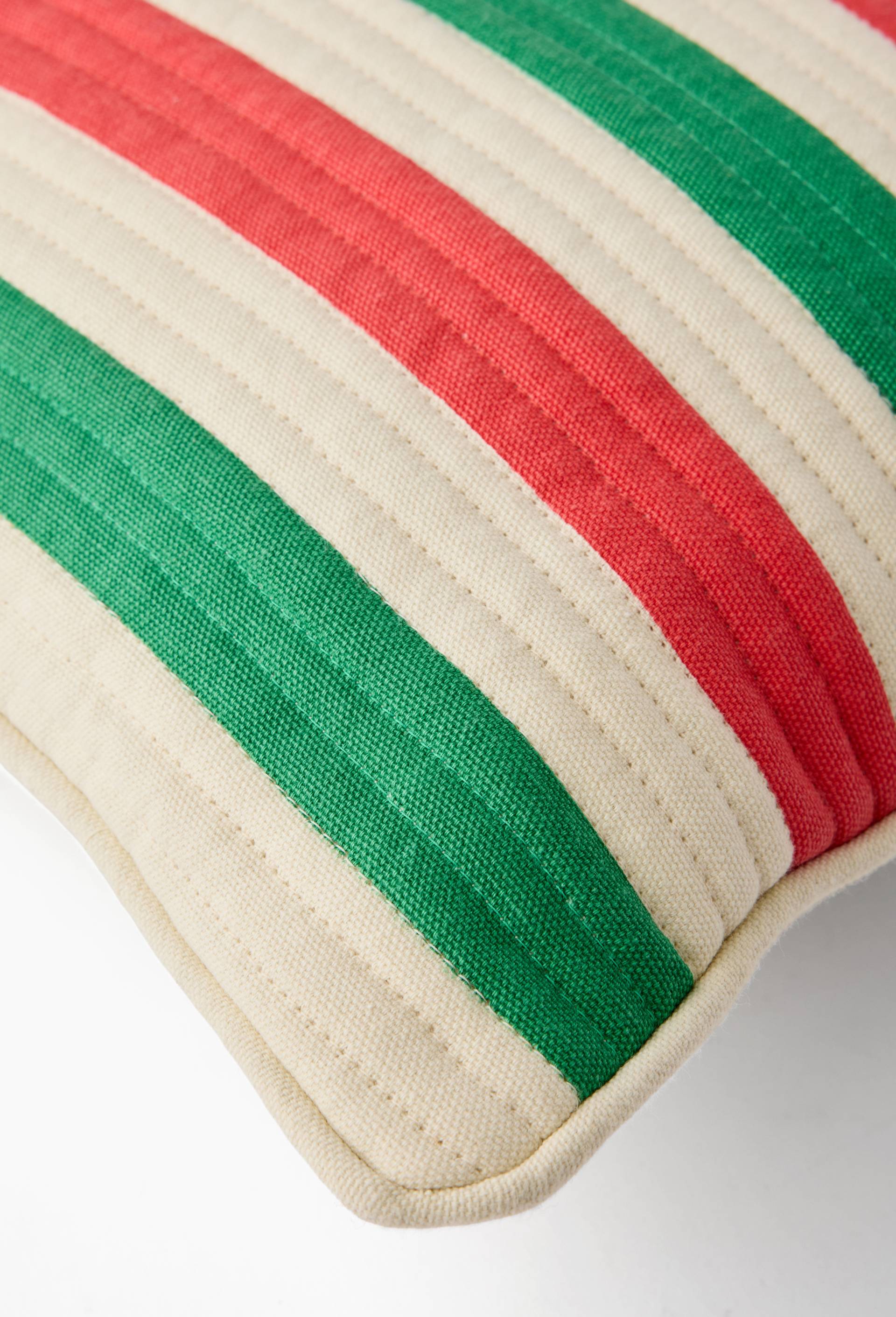 Coussin, 35X70cm, 100% coton, Vert, large image number 1.0