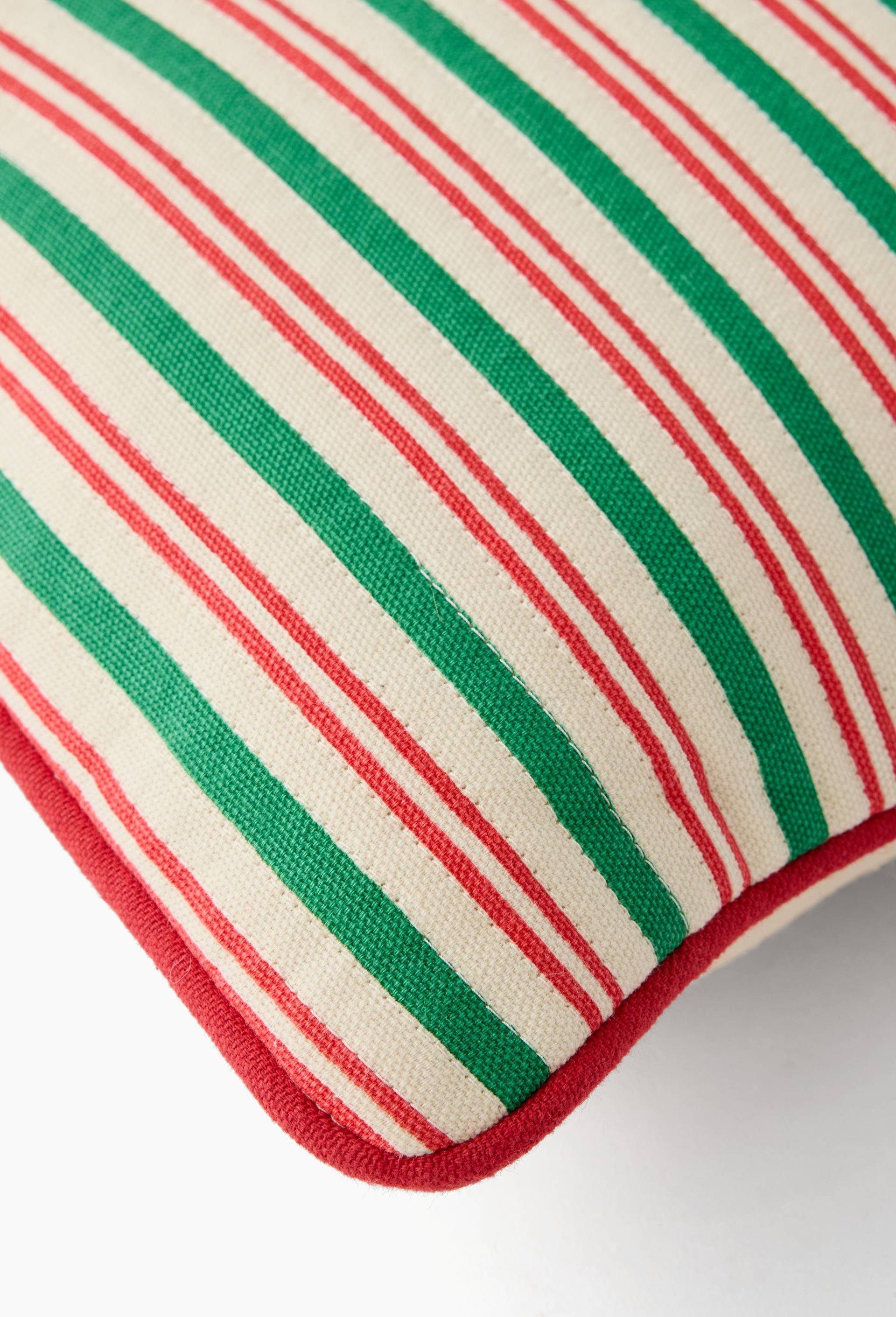 Coussin, 30X50cm, 100% coton, Vert, large image number 1.0