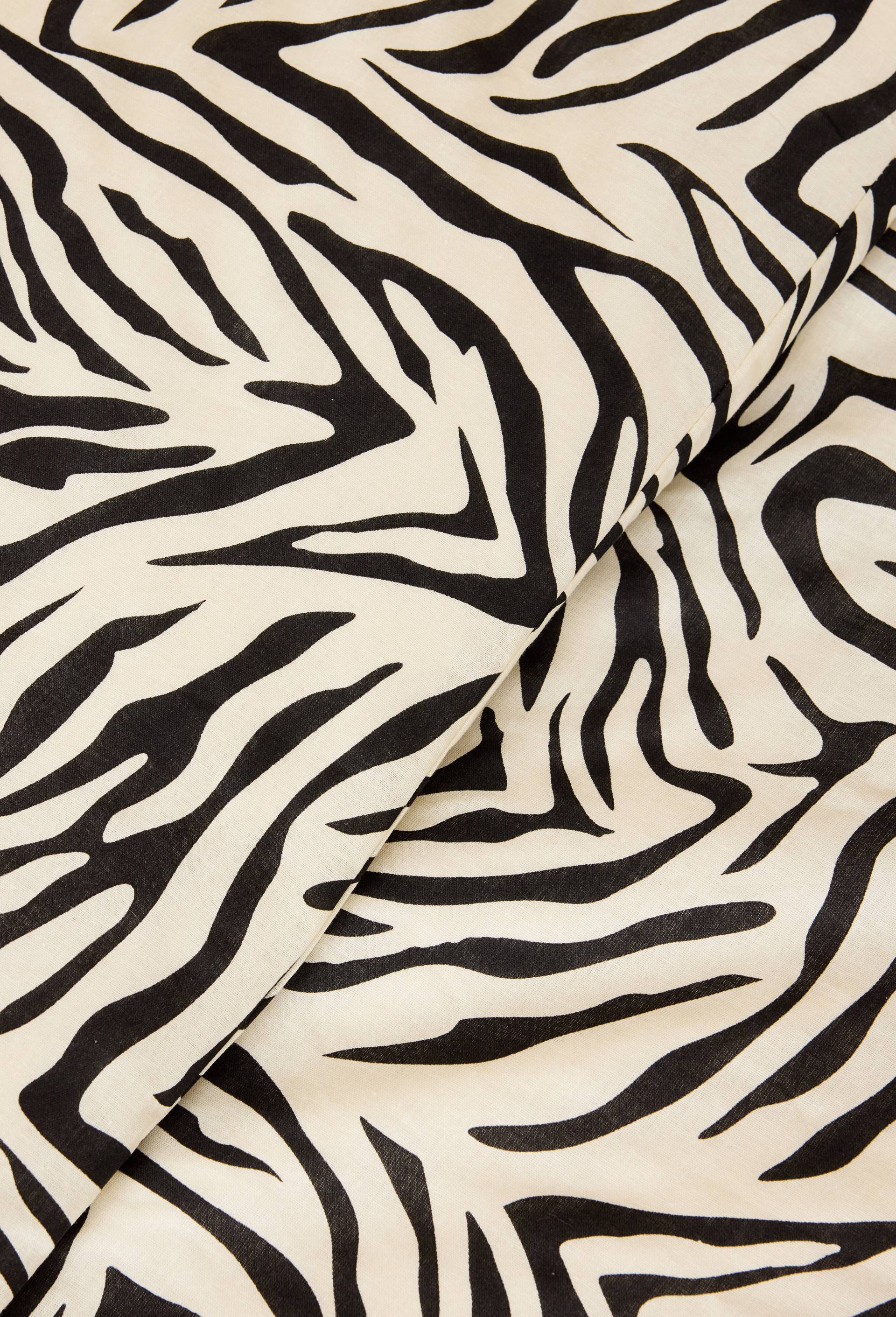 Parure de lit imprim&eacute;e, 240x220cm, 100% coton bio GOTS, Vert, large image number 2