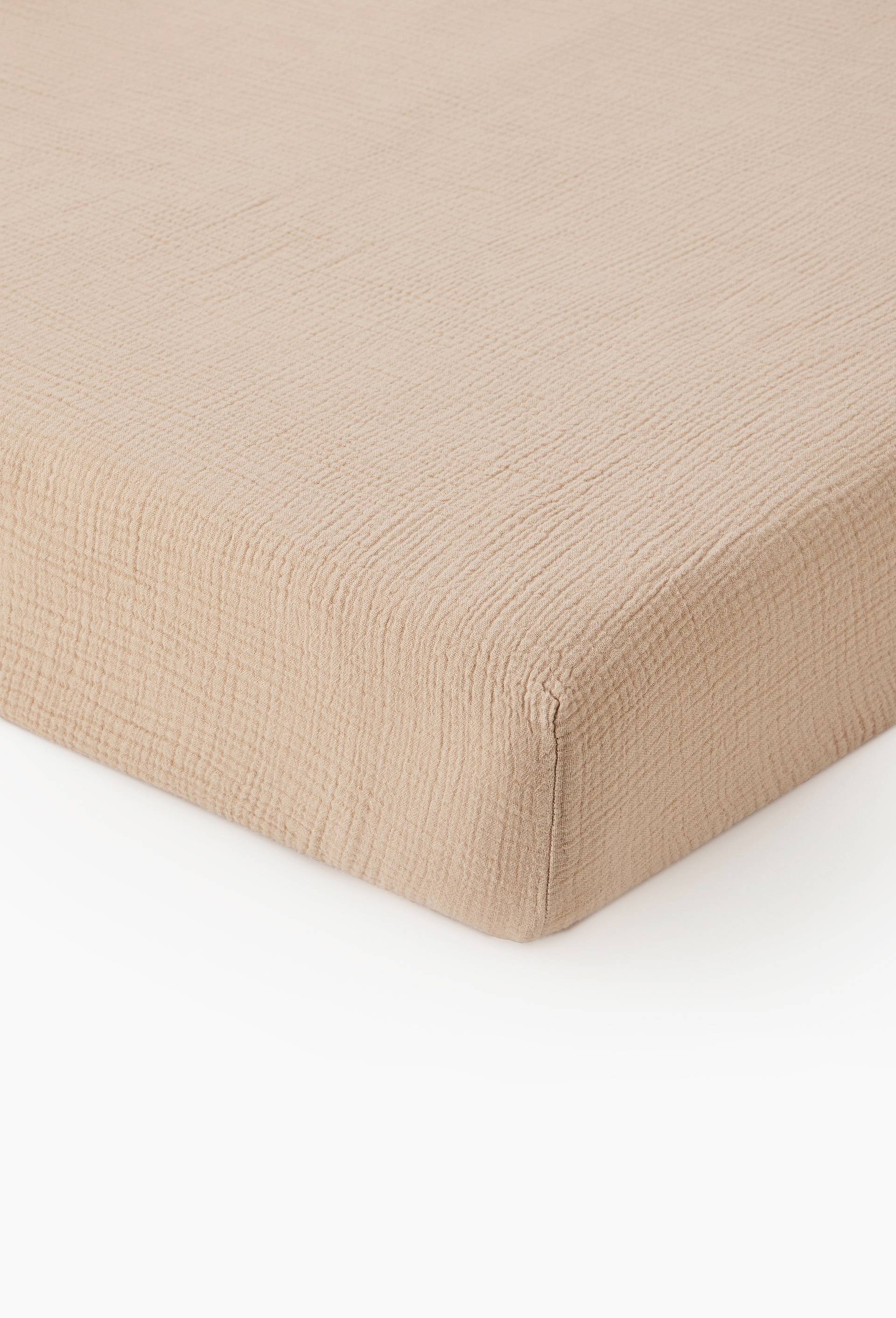 Drap housse uni, 160x200cm, 100% coton bio GOTS, Noir, large image number 0.0