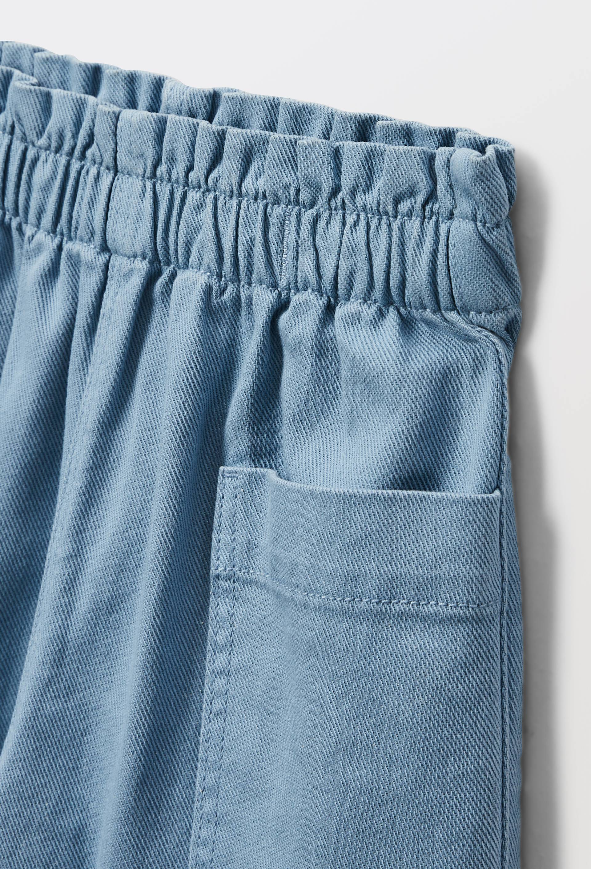 Short uni en coton, Bleu, large image number 3.0