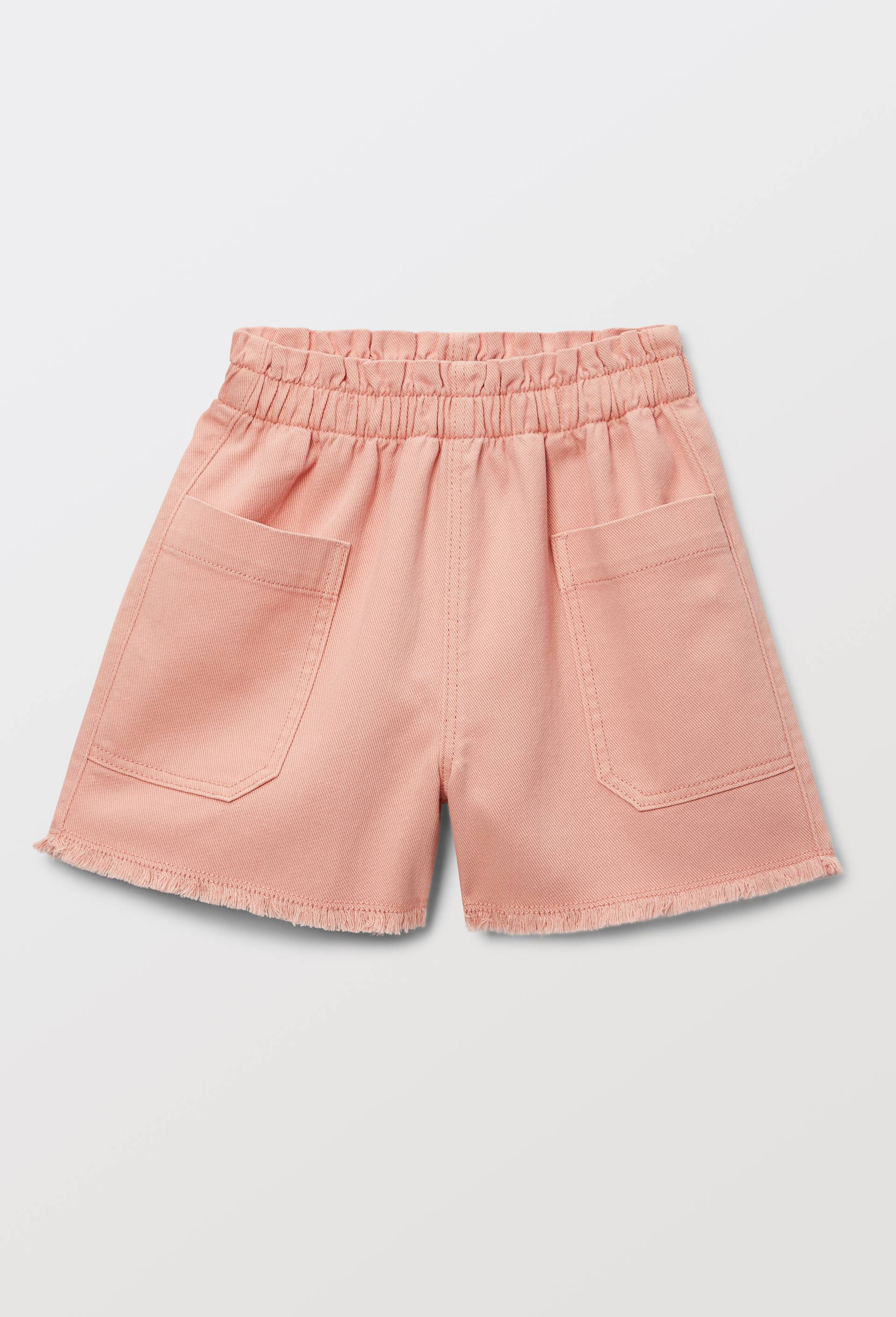Short uni en coton, Rose, large image number 2