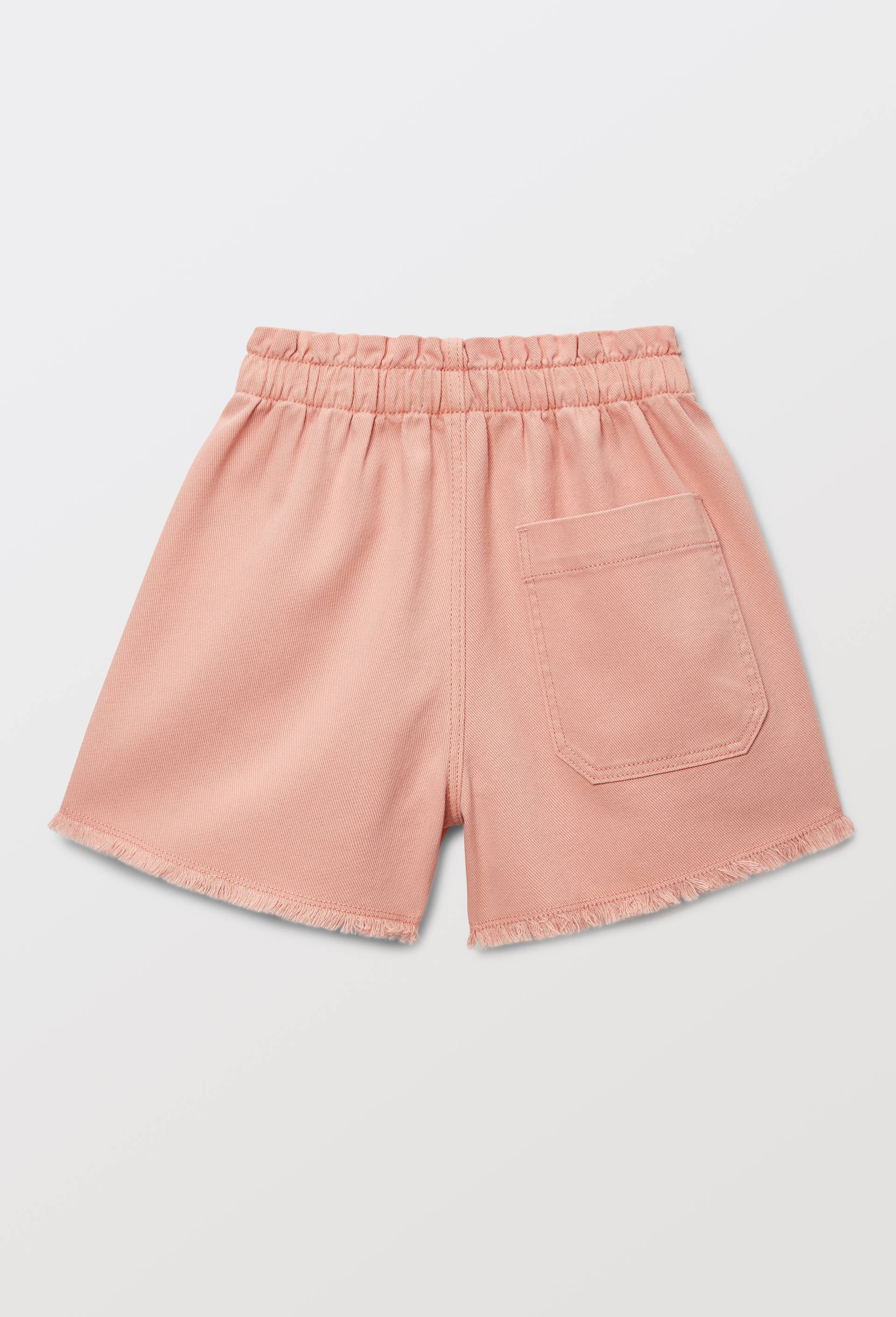 Short uni en coton, Rose, large image number 3