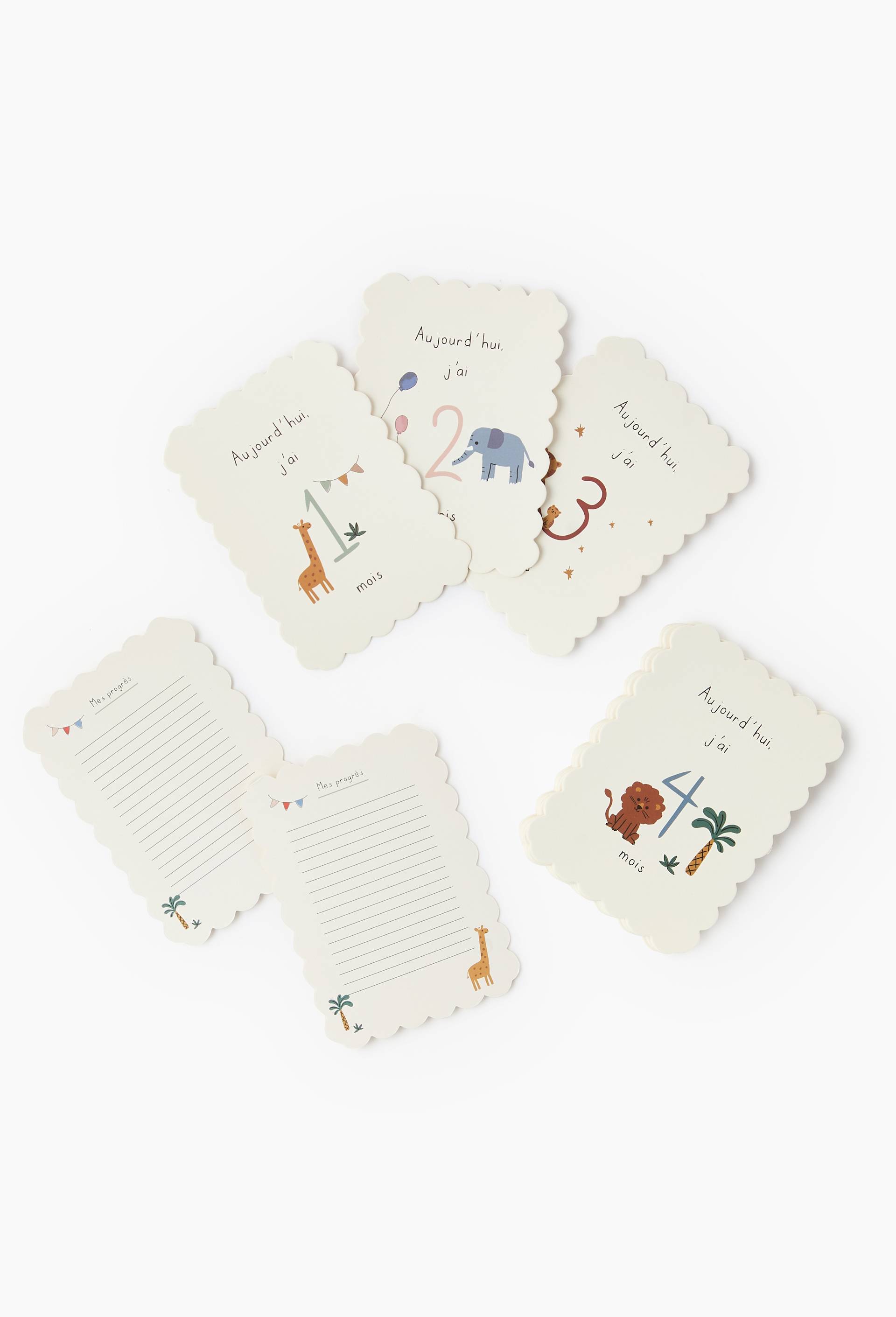 Cartes &eacute;tapes, Rose clair, large image number 0
