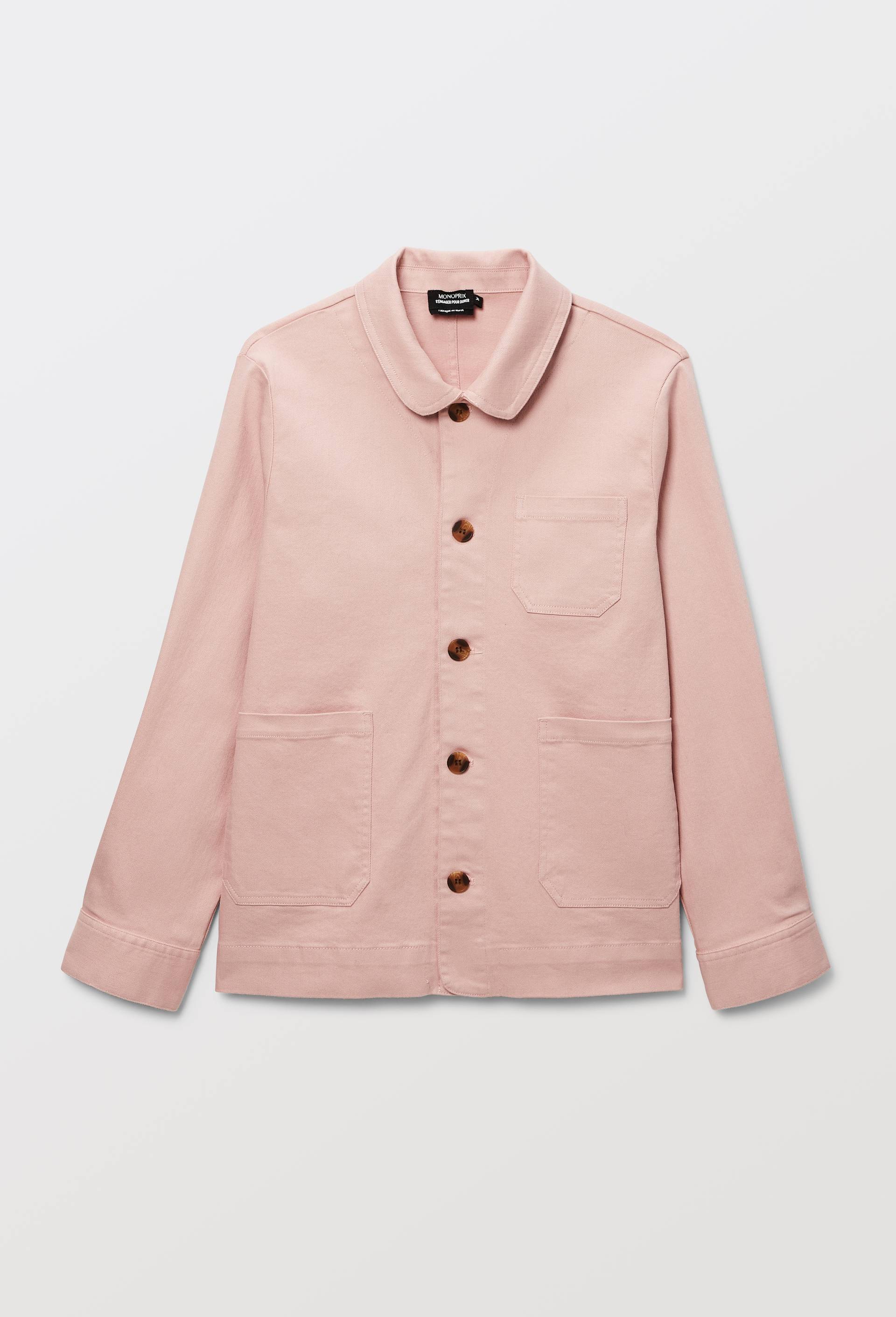 Veste courte contenant du coton, Rose clair, large image number 2.0