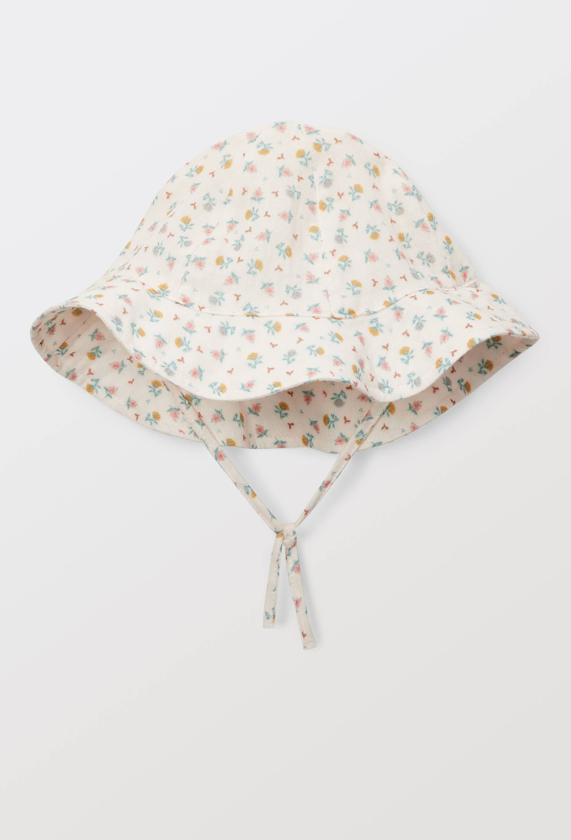 Cloche imprim&eacute;e en gaze de coton, Beige clair, large image number 0