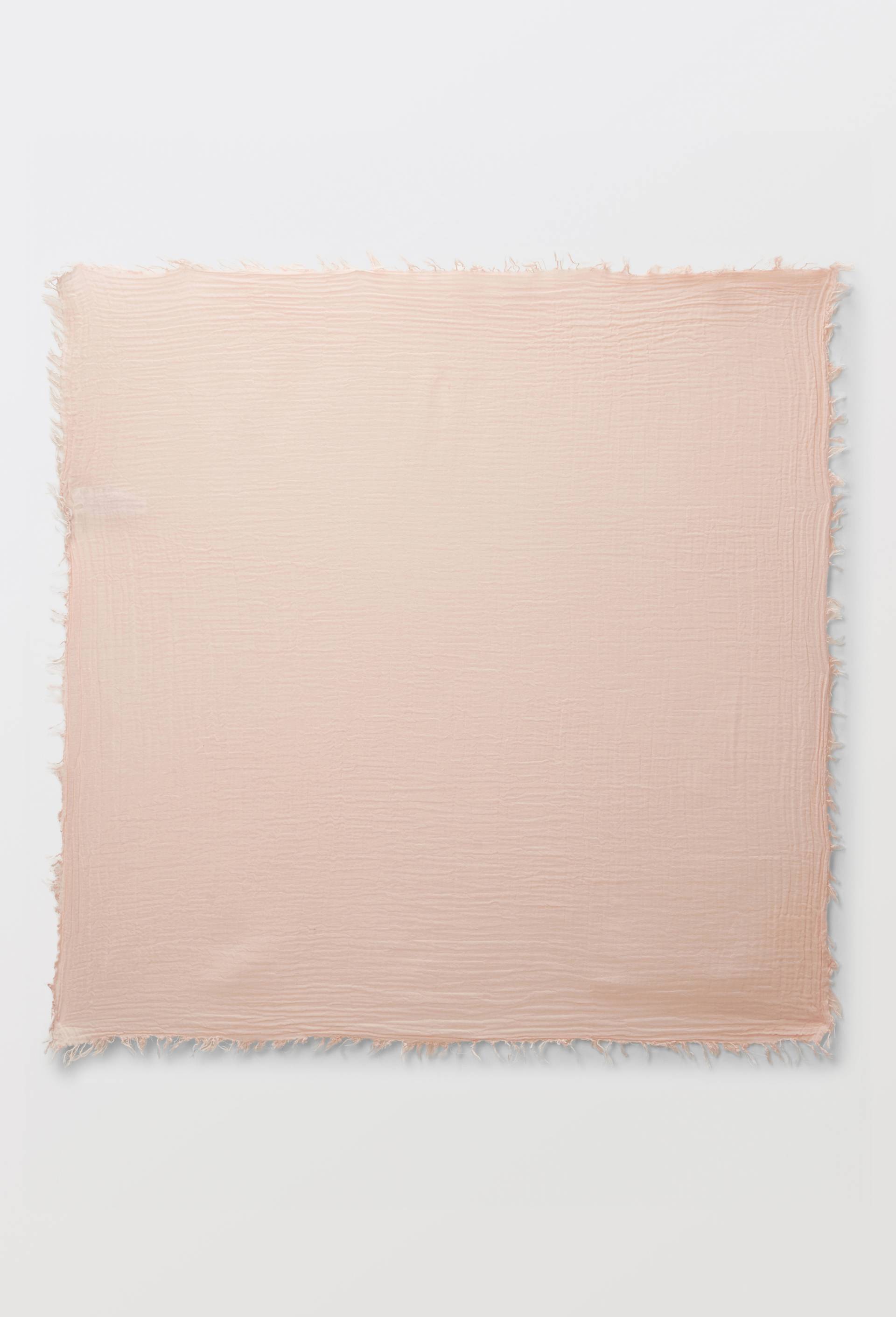 Foulard en gaze de coton, Rose clair, large image number 0