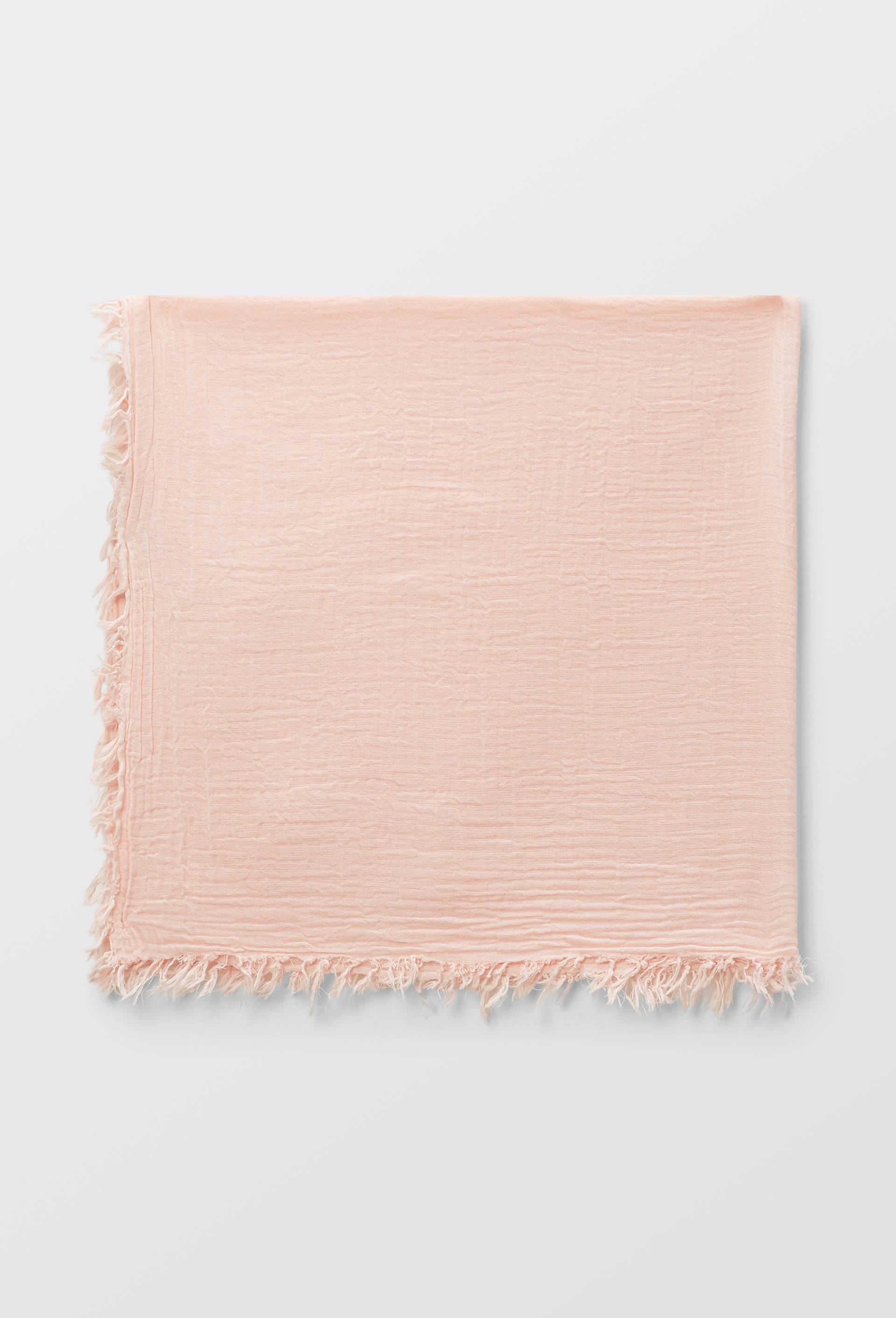 Foulard en gaze de coton, Rose clair, large image number 1