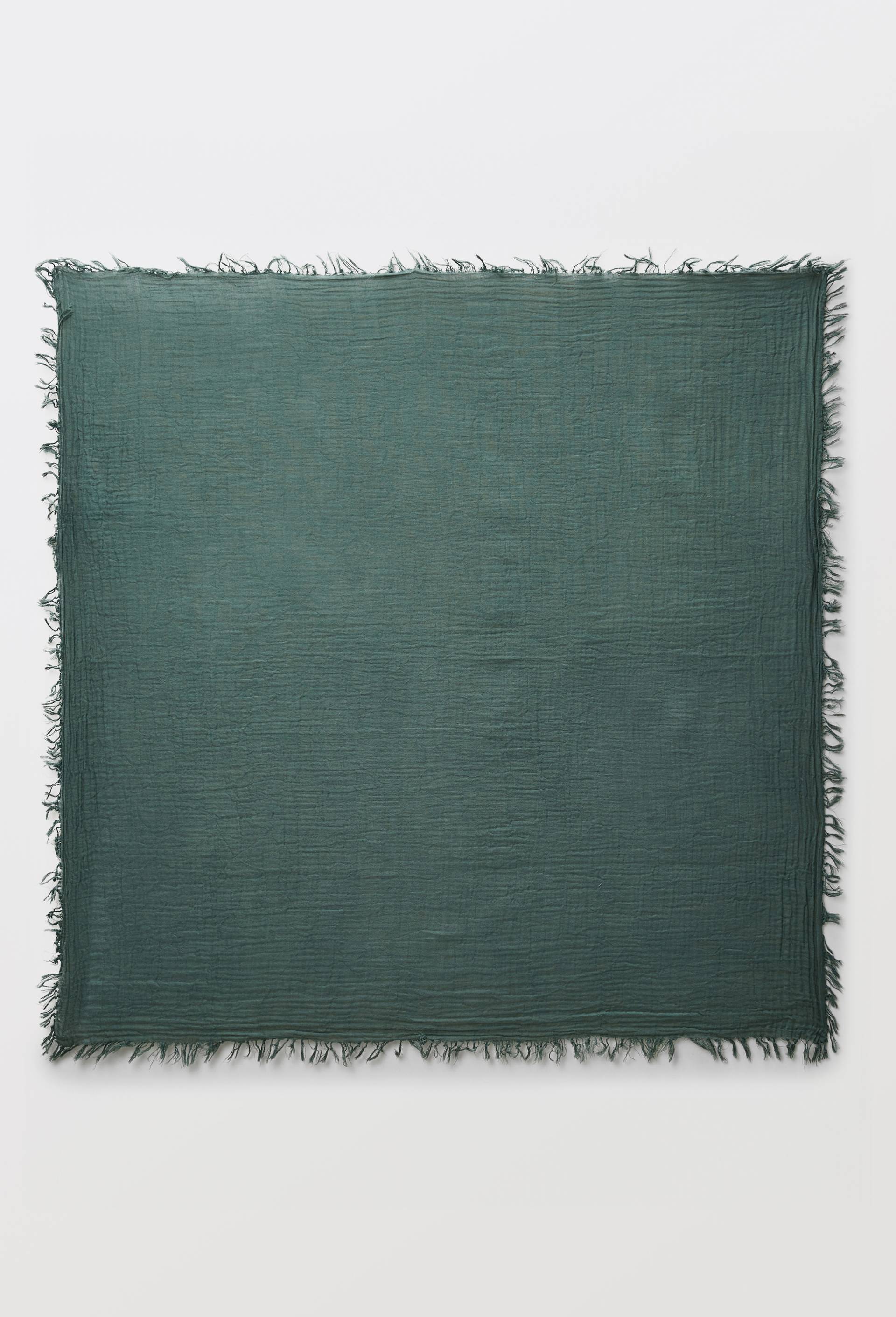 Foulard en gaze de coton, Vert, large image number 0.0