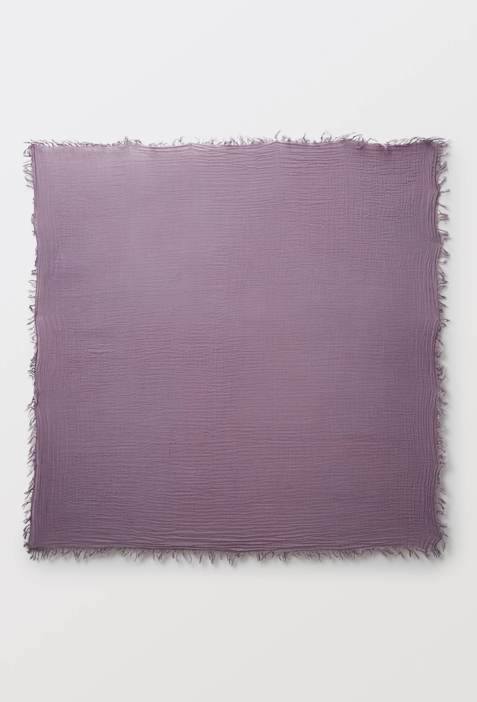 Foulard en gaze de coton, Violet, large image number 0