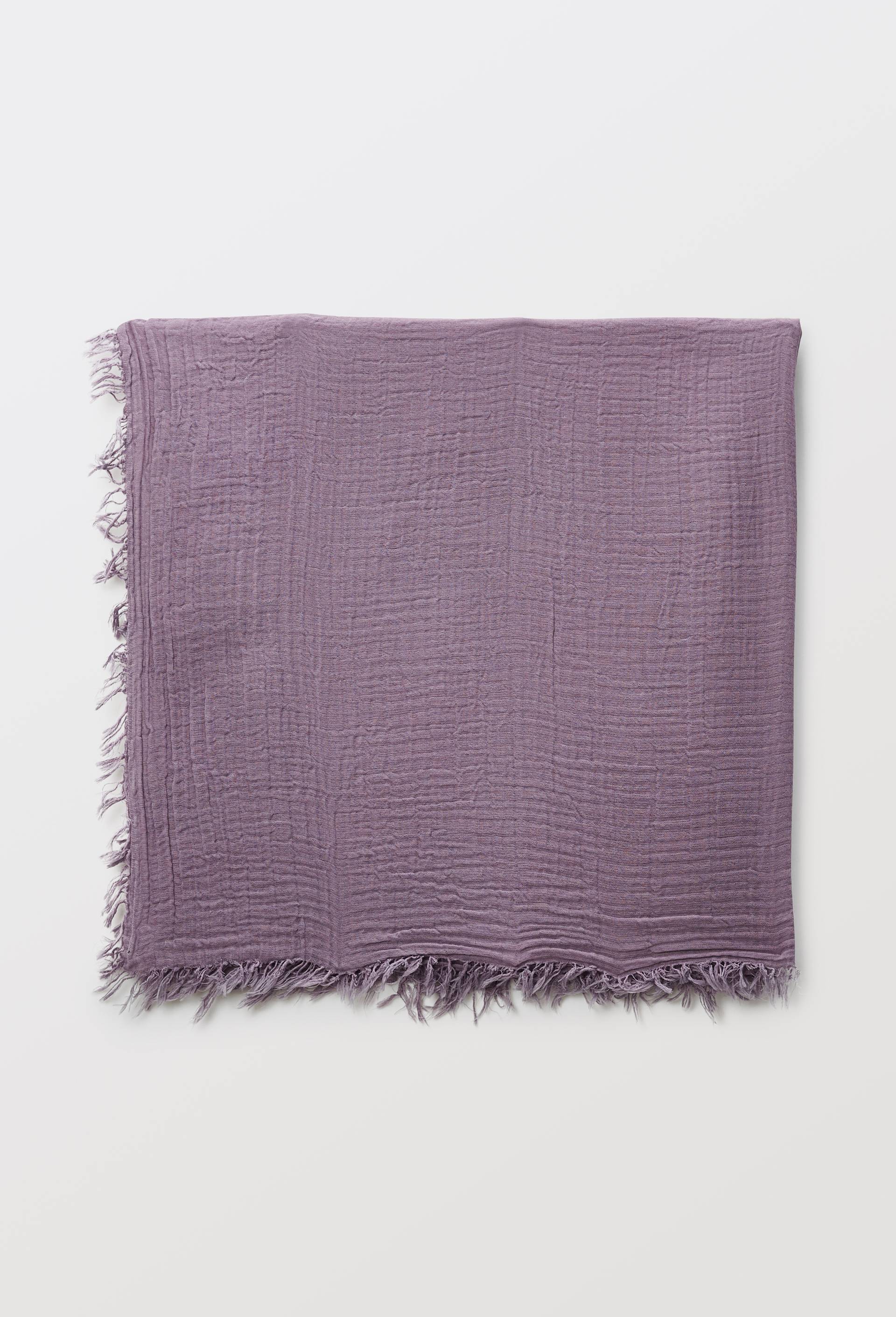 Foulard en gaze de coton, Violet, large image number 1.0
