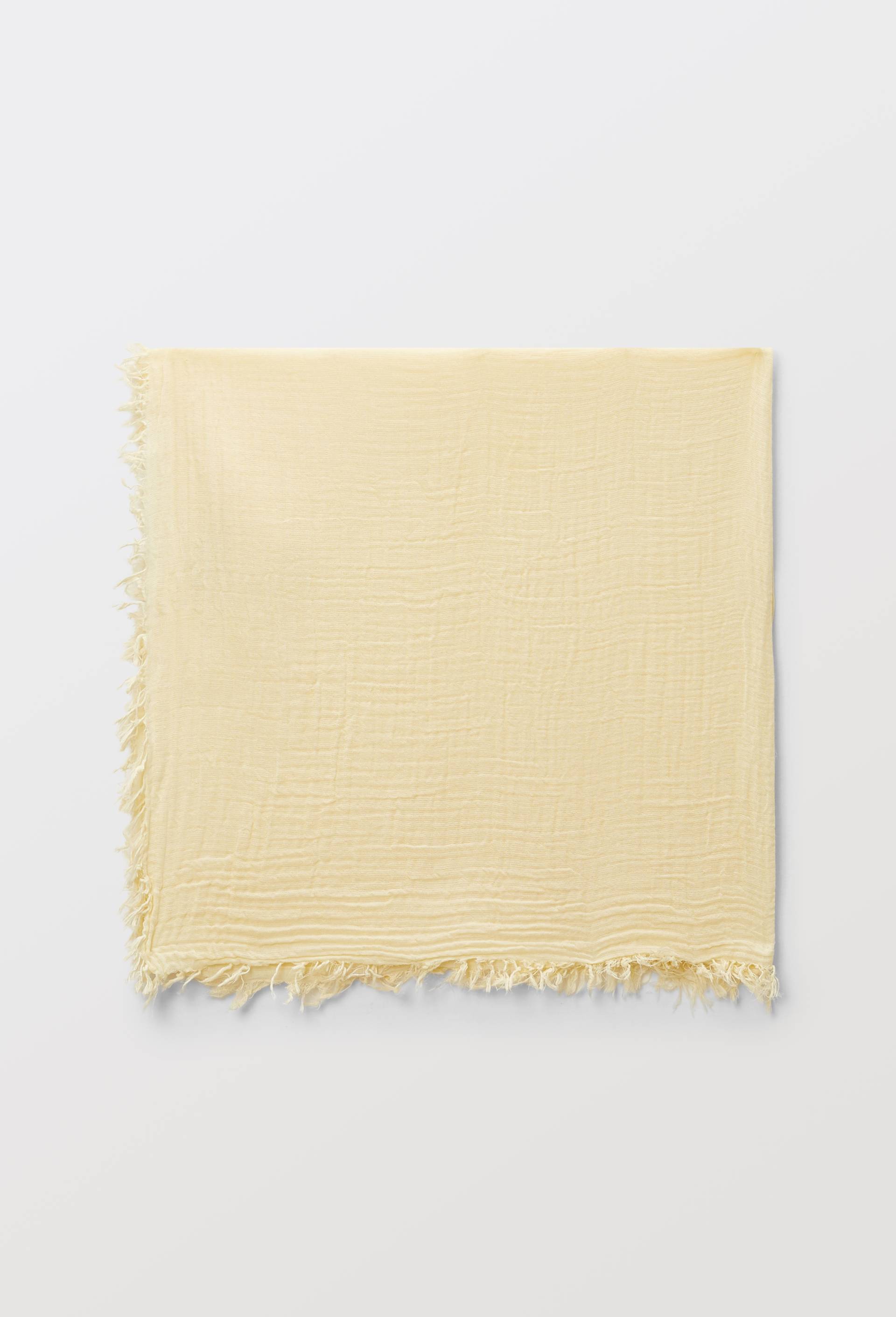 Foulard en gaze de coton, Jaune clair, large image number 1.0