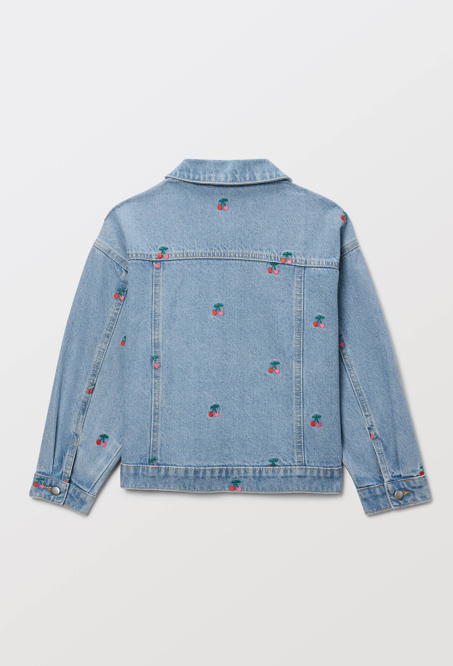Veste brod&eacute;e en jean, Bleu clair, large image number 3