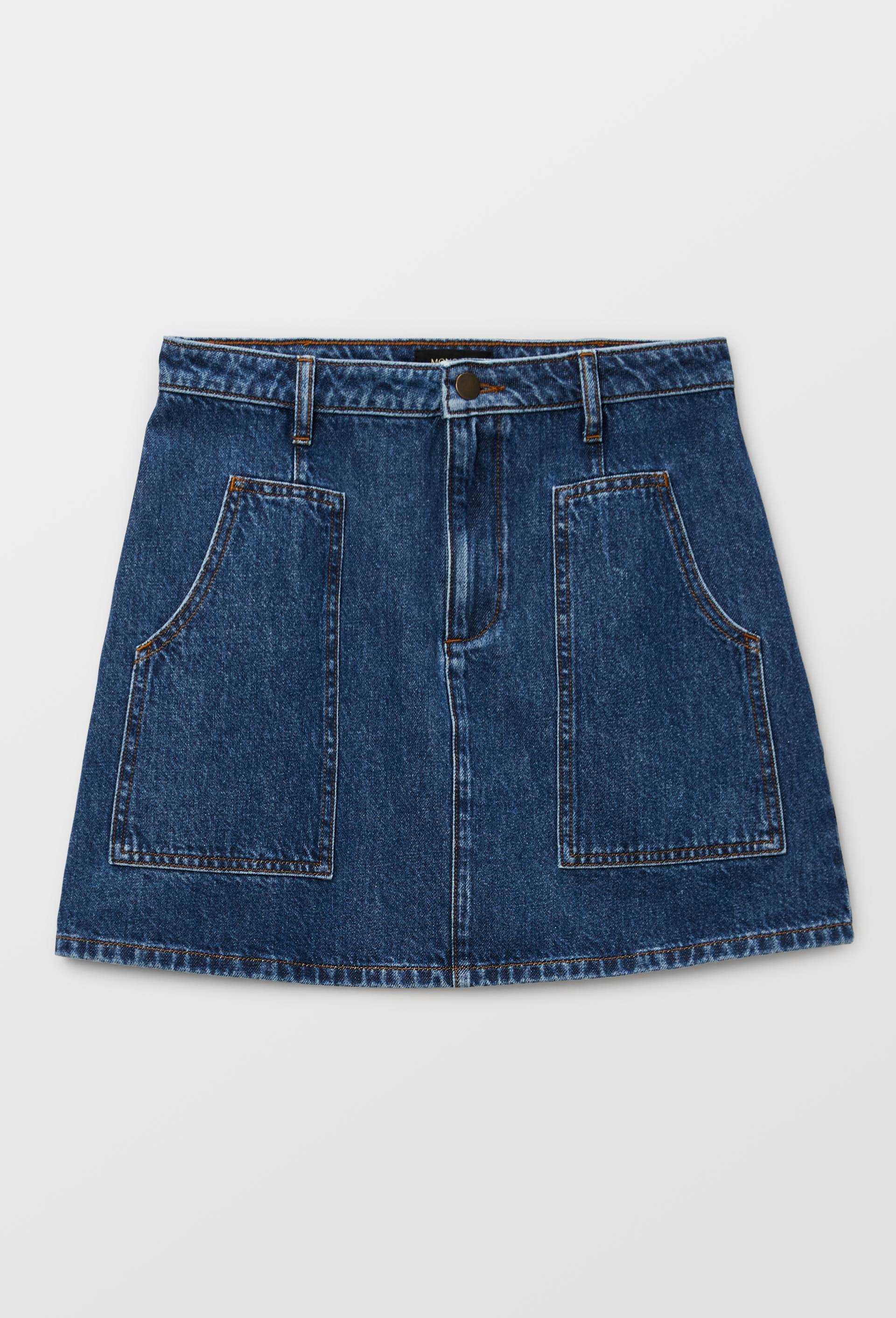 Jupe courte en denim, Bleu fonc&eacute;, large image number 2