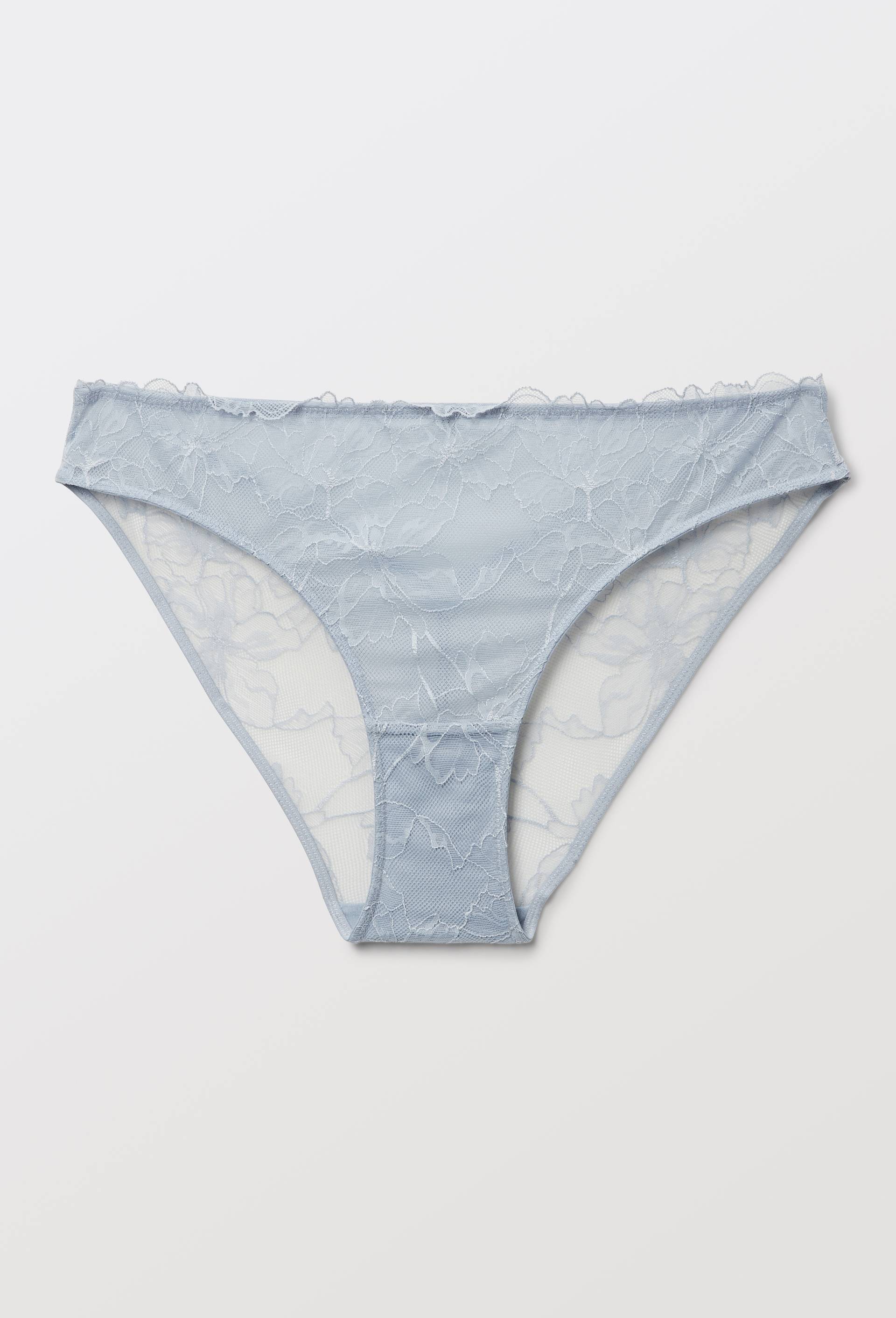 Culotte SOLENE en dentelle, Bleu, large image number 3.0