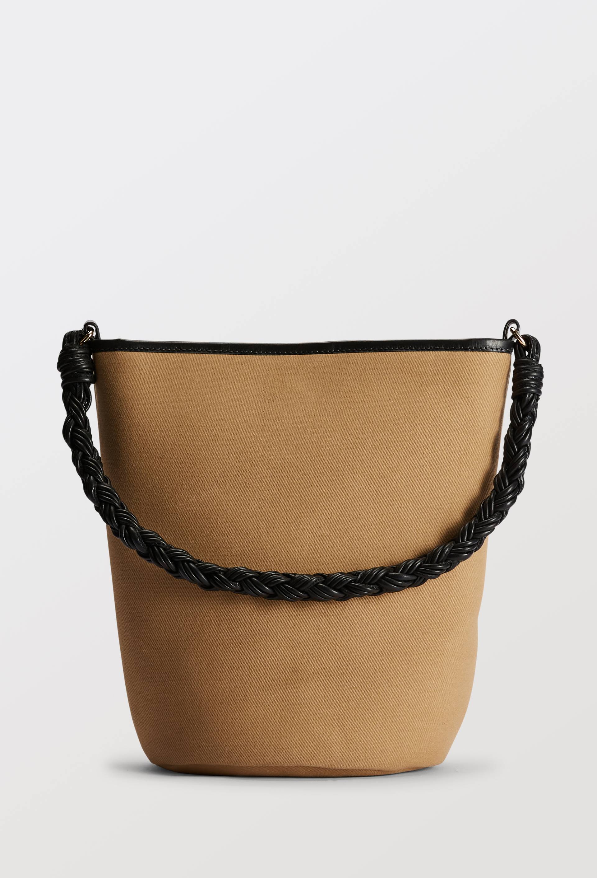 Sac seau en toile, Beige, large image number 1