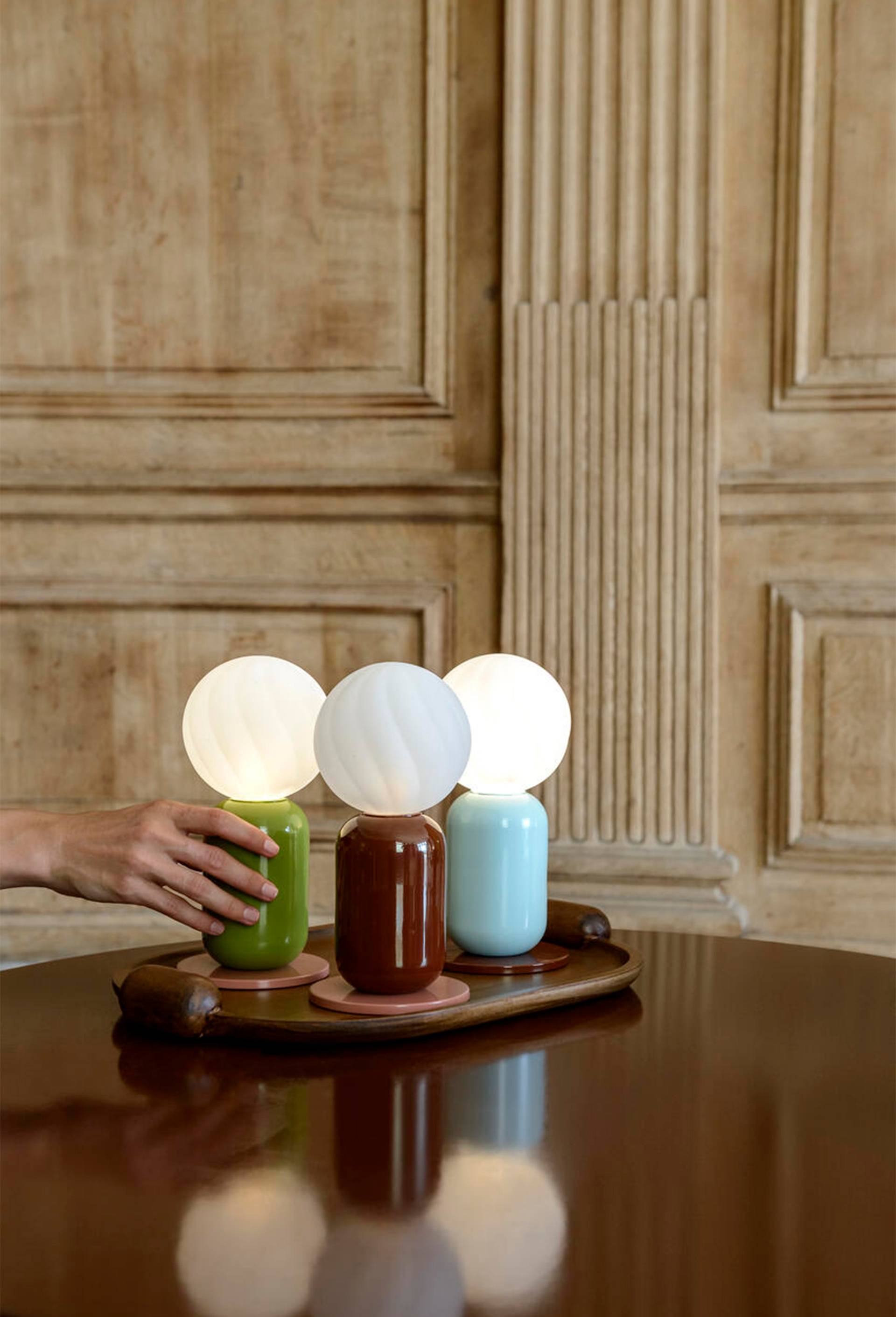 Lampe LED, 23 x 11 cm - MARGAUX KELLER X MONOPRIX, Bleu clair, large image number 4.0
