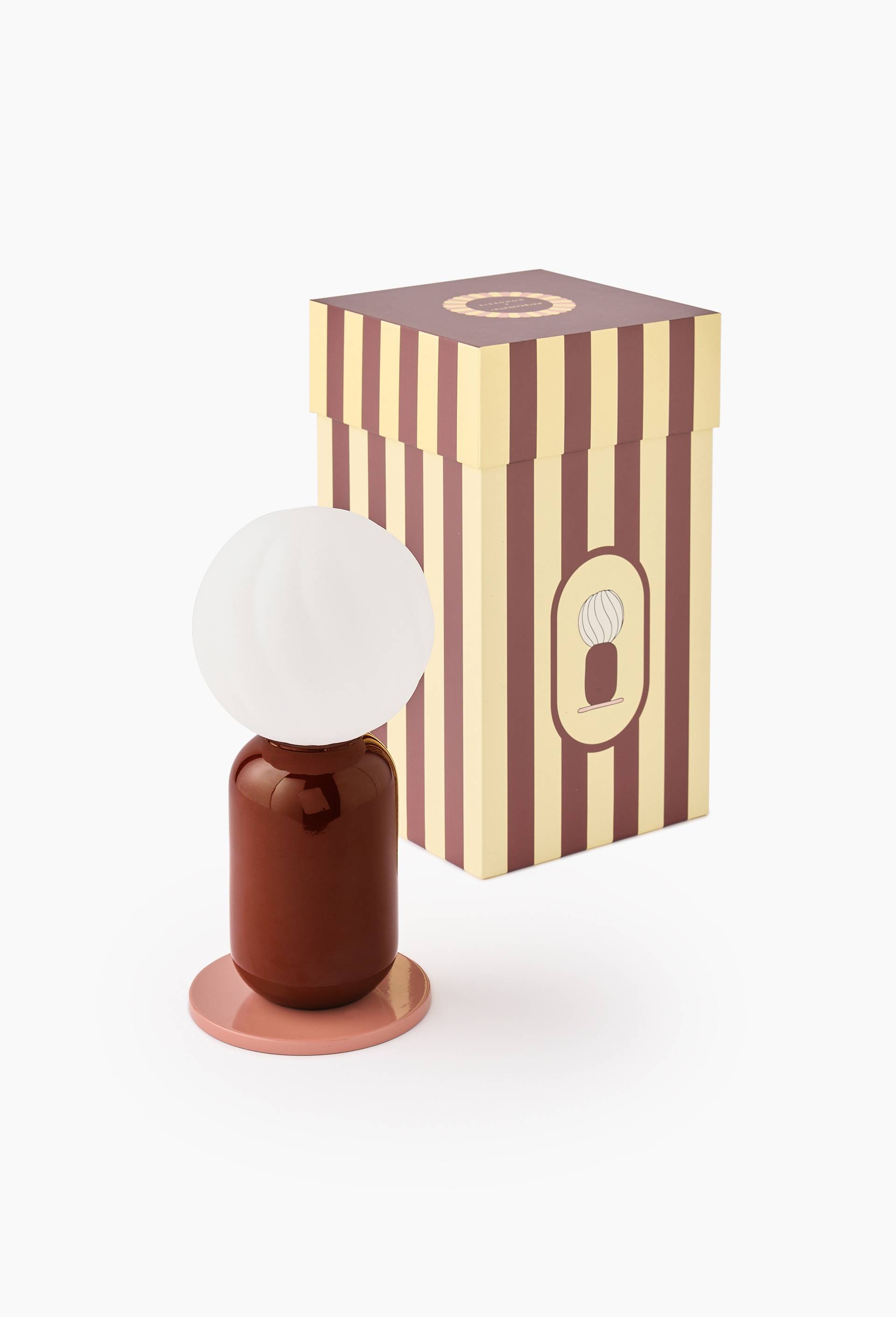Lampe LED, 23 x 11 cm - MARGAUX KELLER X MONOPRIX, Rouge fonc&eacute;, large image number 2.0