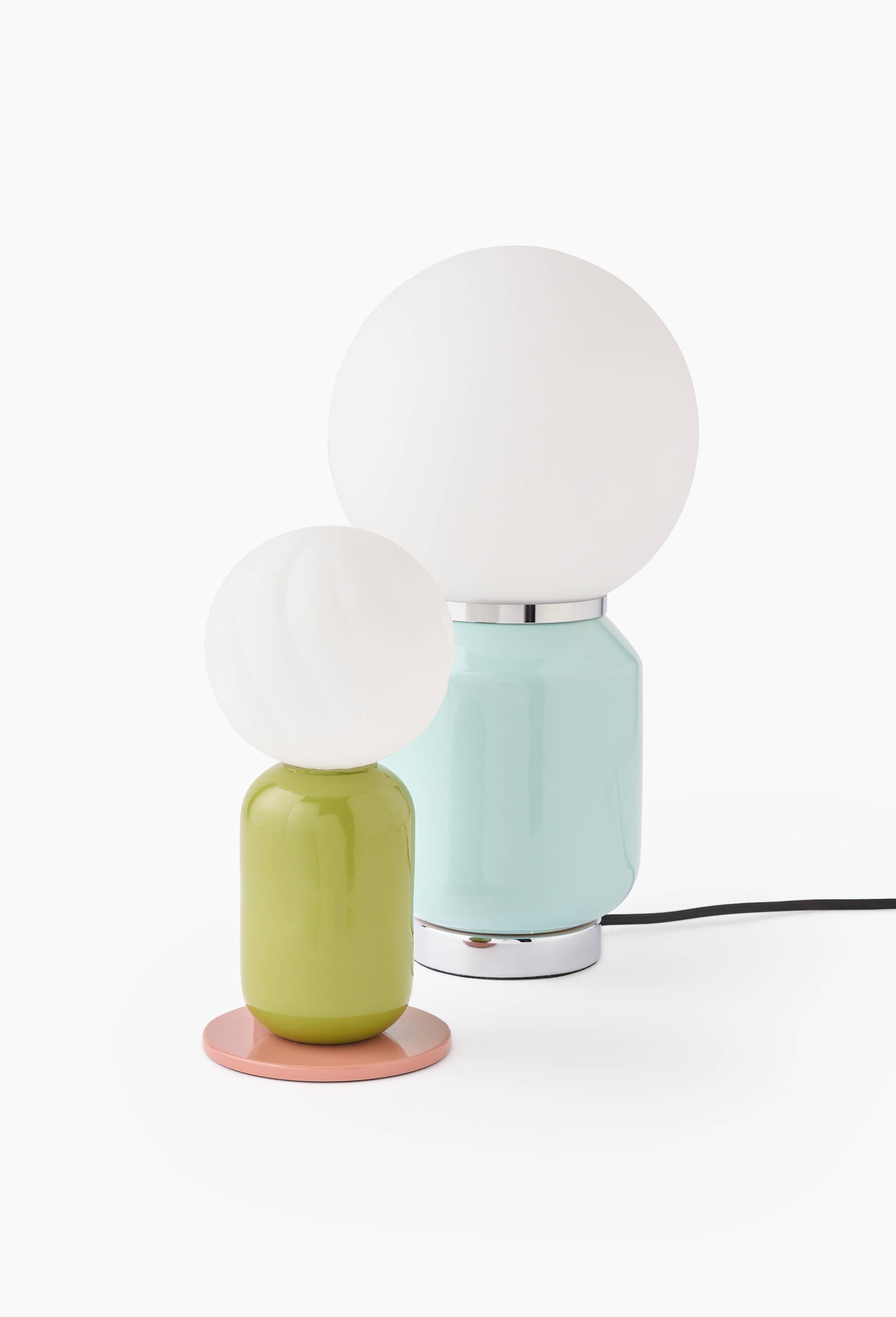 Lampe, 35 x 18 cm  - MARGAUX KELLER X MONOPRIX, Bleu clair, large image number 2.0