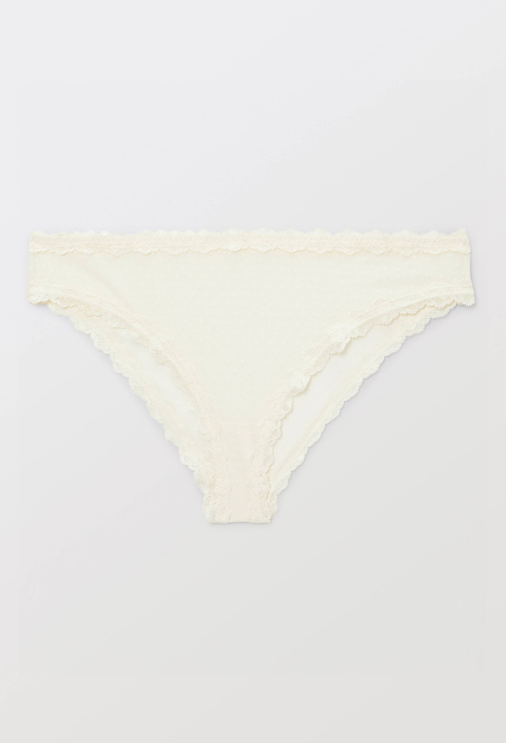 Brief en tulle PASSIONATA, Ecru, swatch image