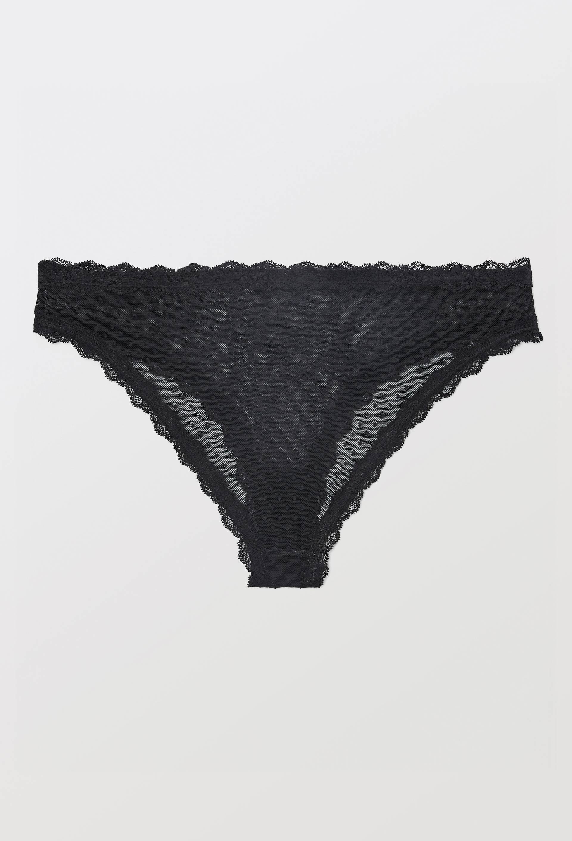 Brief en tulle PASSIONATA, Noir, large image number 1.0