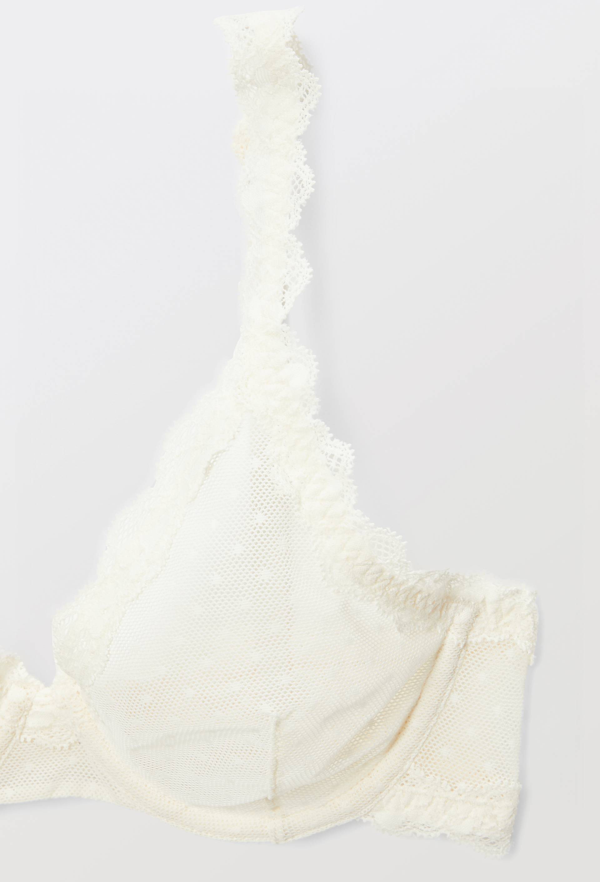 Soutien-gorge triangle sans armature en tulle PASSIONATA, Ecru, large image number 2.0