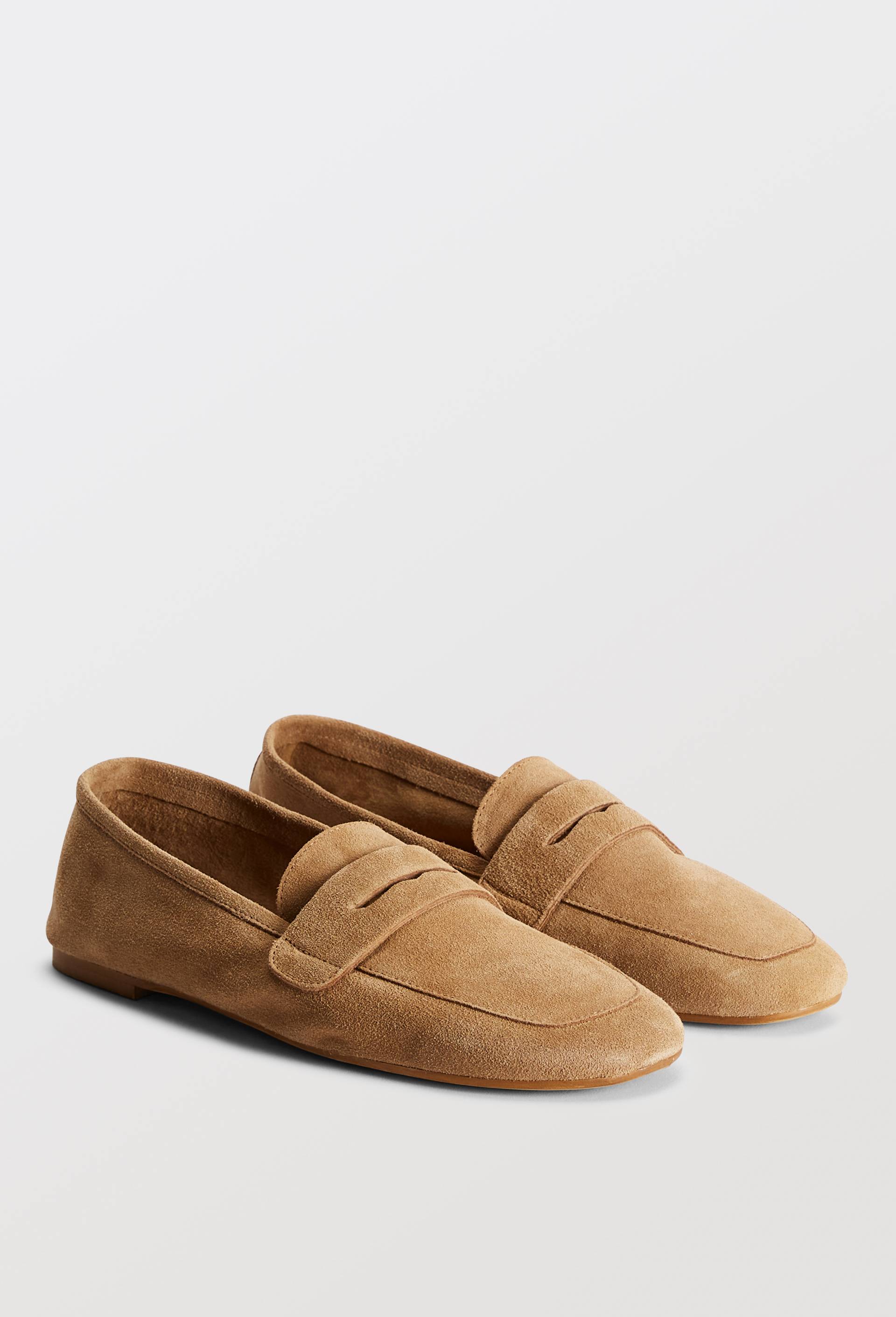 Mocassins en cuir, Beige, large image number 0.0
